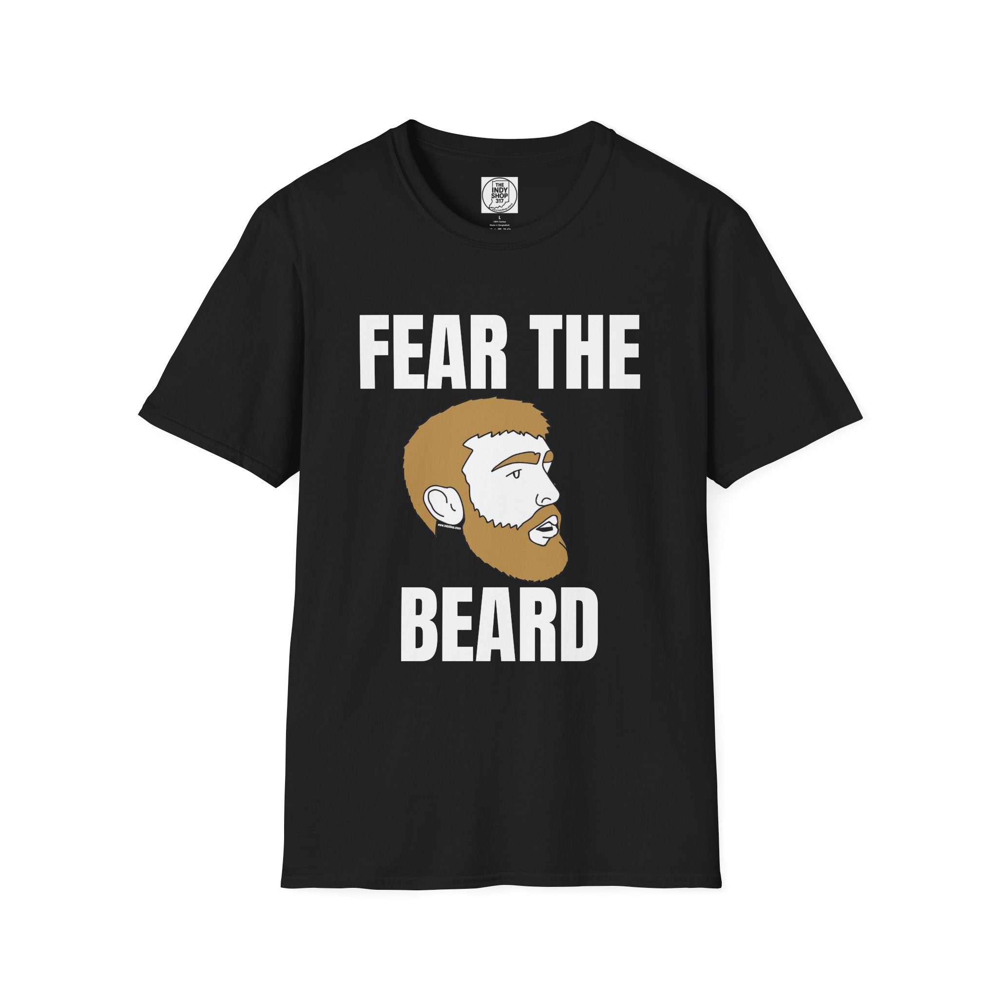 Fear the Beard Graphic T-Shirt | Purdue Basketball Fan Shirt