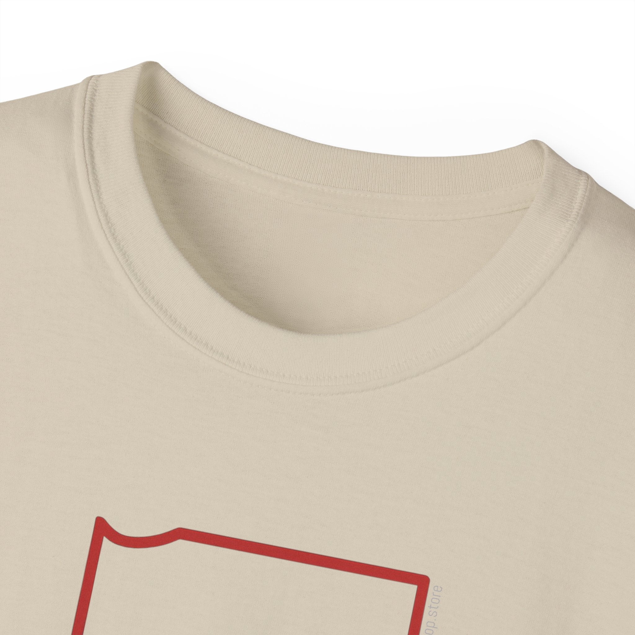 Indiana 317 Red Outline Unisex Ultra Cotton Tee