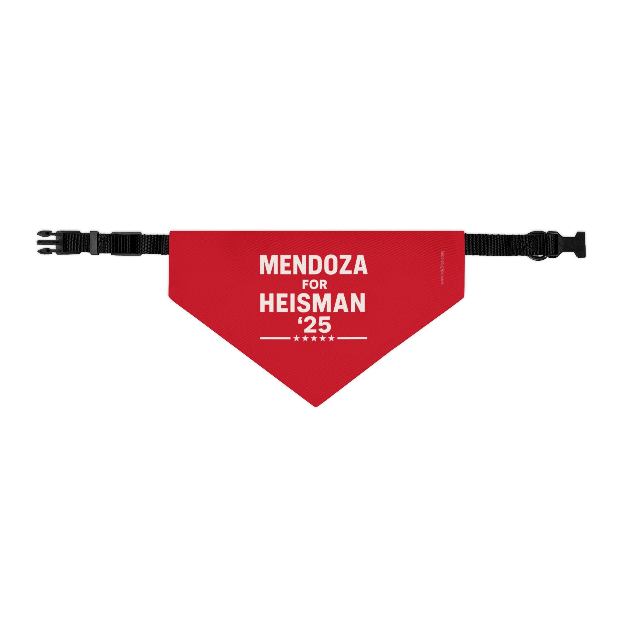Mendoza for Heisman '25 Pet Bandana Collar — Dog & Cat Bandana Collar