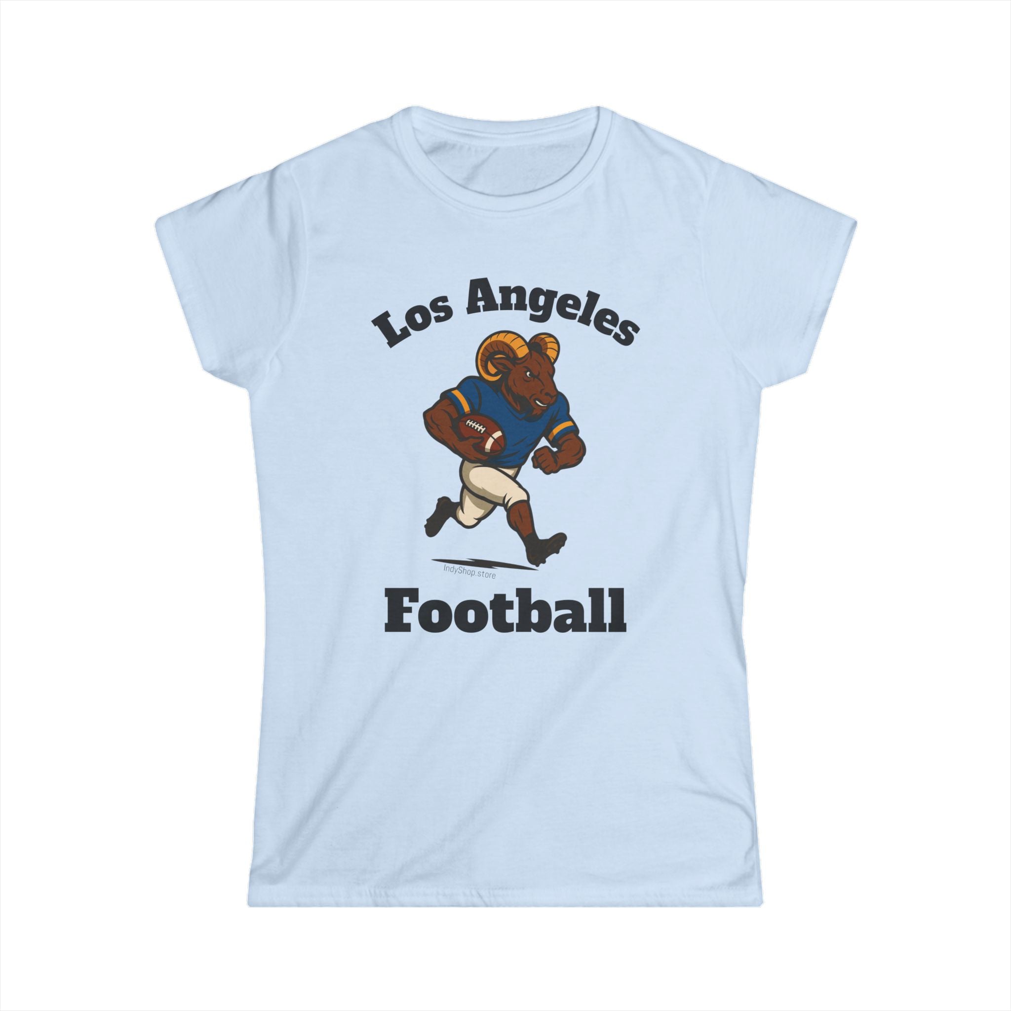 LA Ram Running the Football Women's Graphic Tee | Los Angeles Rams