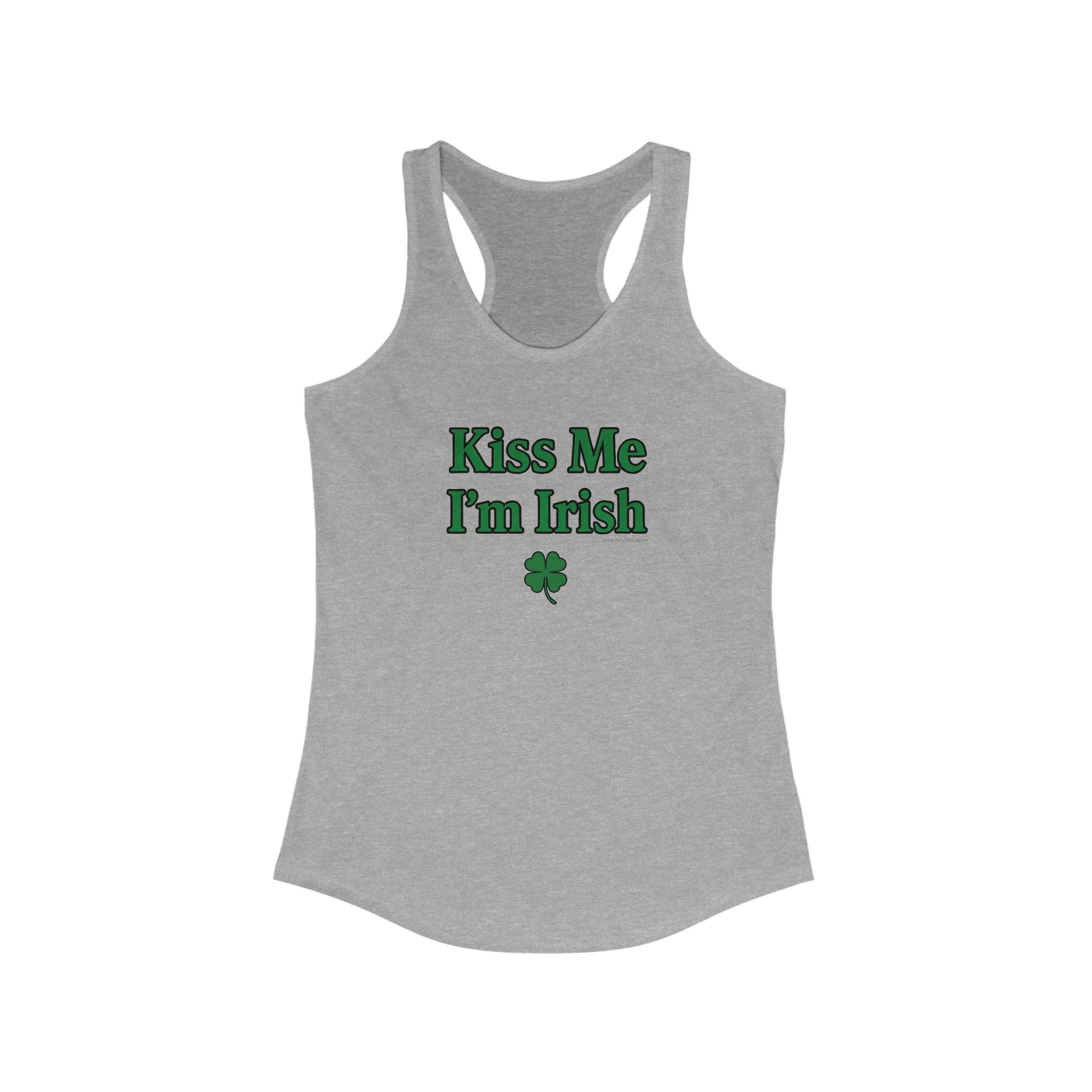 Kiss Me I'm Irish Women's Top | St Patrick's Day | Women's Workout Top, Summer Style Tee, Fitness Gift, Casual Wear, Indiana Pride Apparel