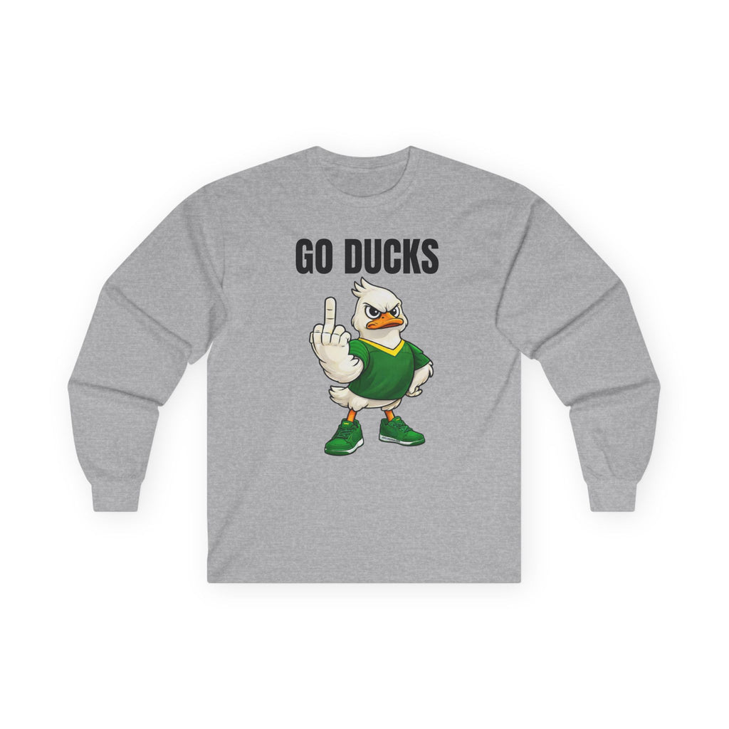 Oregon Duck Middle Finger Long Sleeve Tee