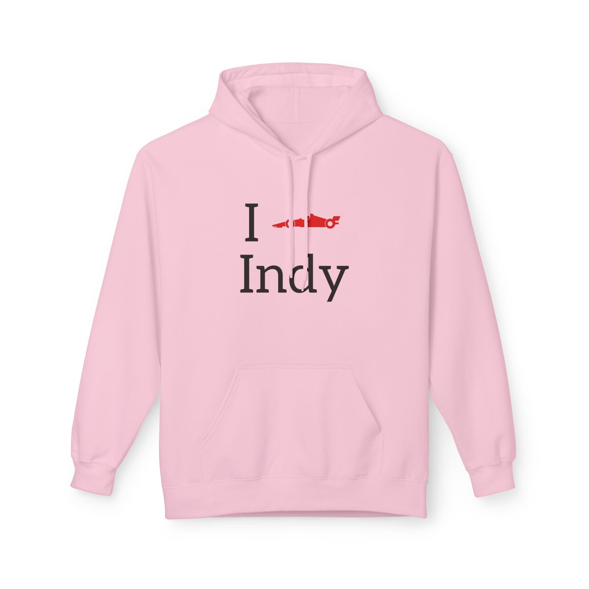 I Heart Indy Hoodie | Race Day Attire | Cozy Casual Wear, Perfect for Spring or Autumn, Great Gift, Comfortable and Stylish Hoodie