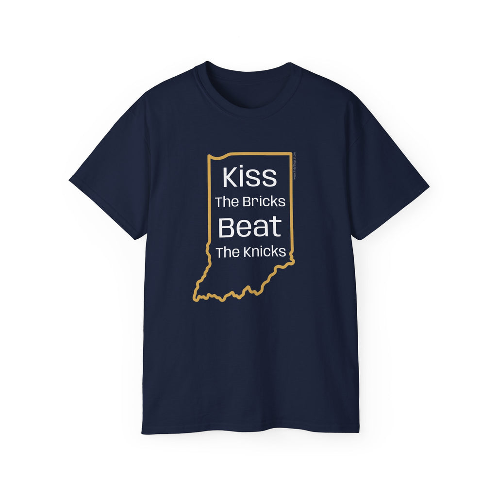 Kiss the Bricks Beat the Knicks T-Shirt | Indy Pacers