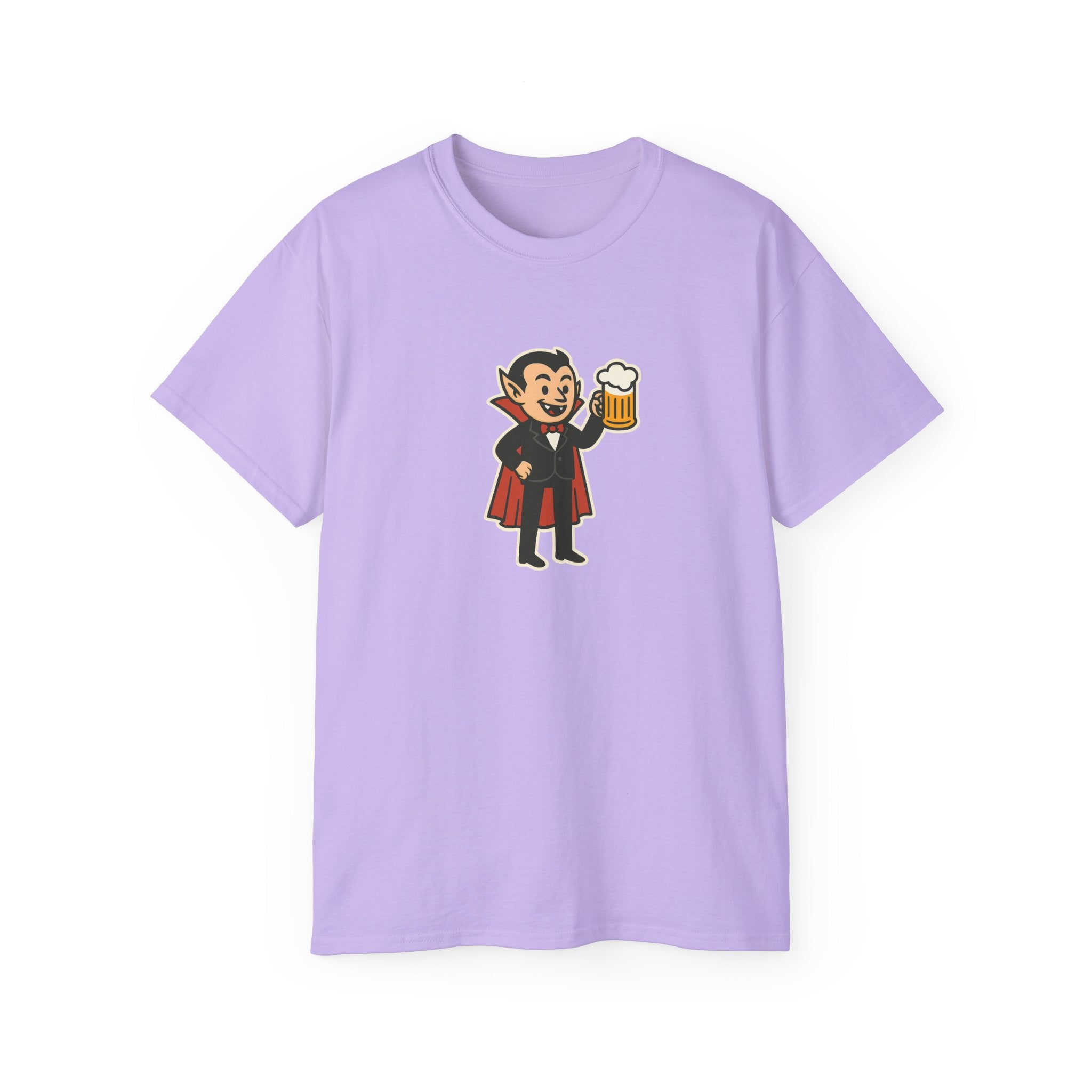 Vampire with Beer Unisex Tee