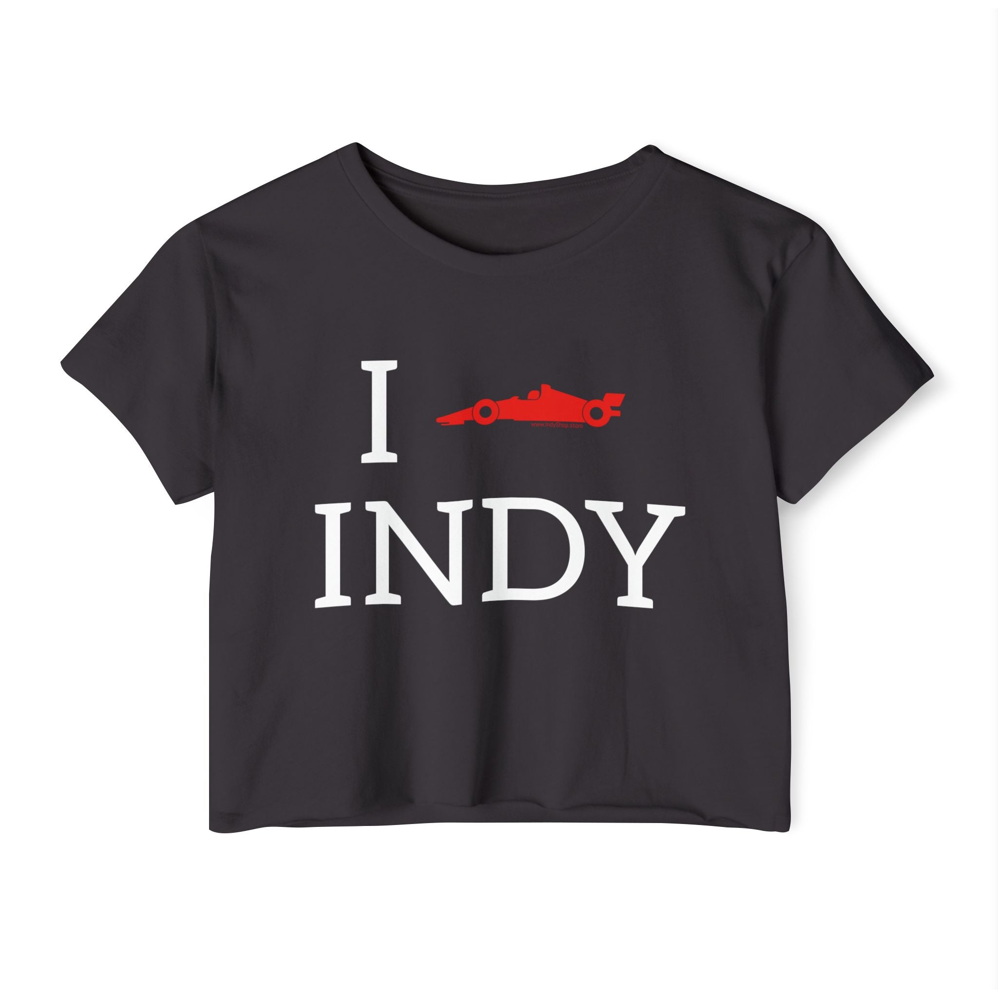 I Heart INDY Crop Top | I Racecar Indy | IndyCar Crop Top