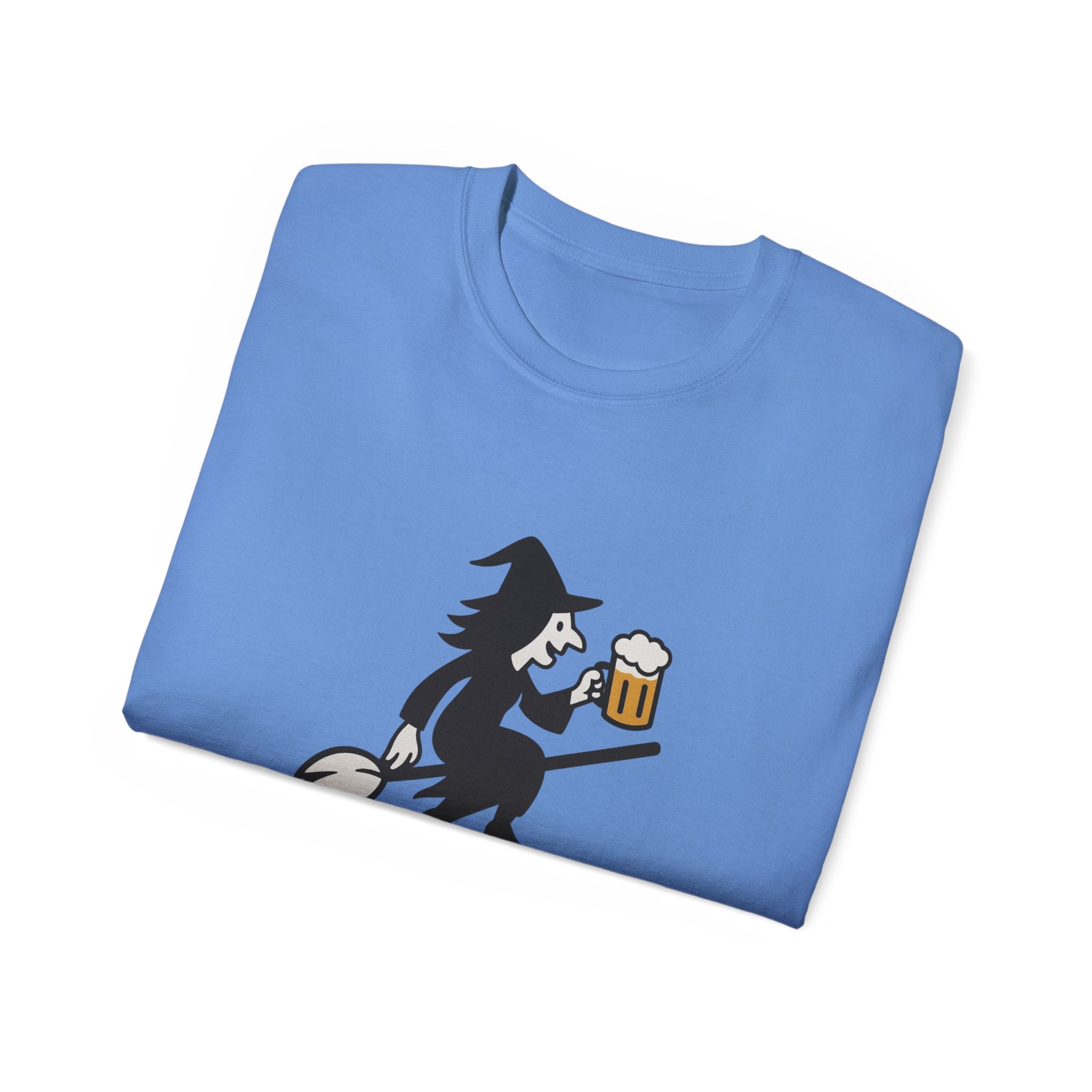 Witch with Beer Unisex Tee