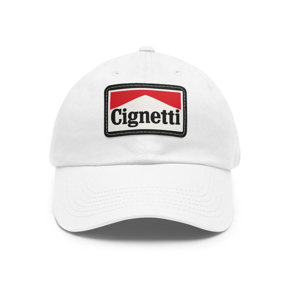 Cignetti / Marlboro Leather Patch Dad Hat