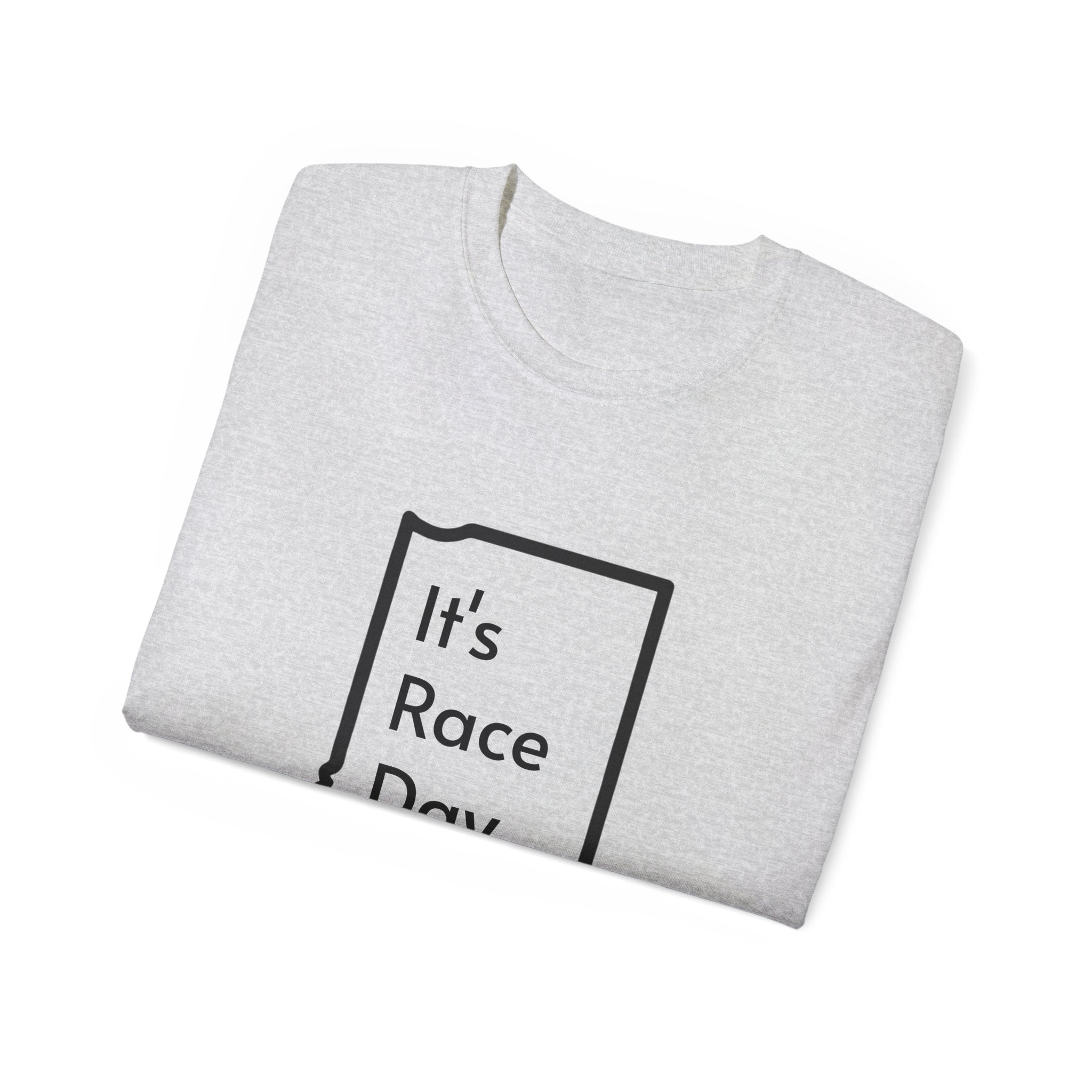 It's Race Day Indiana Outline Expert Unisex Ultra Cotton Tee | St Patrick's Day Apparel