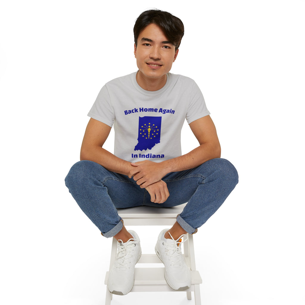 Back Home Again Indiana Unisex Tee