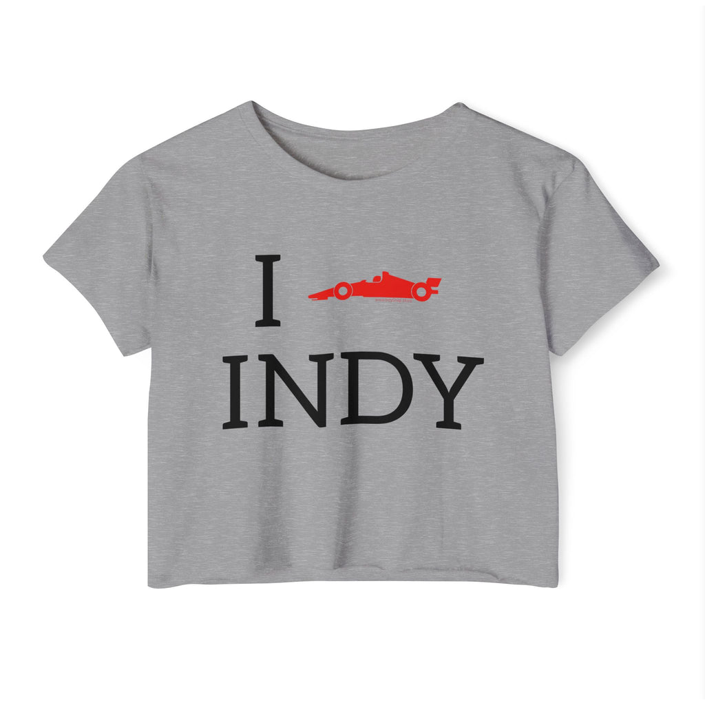 I Heart INDY Crop Top | I Racecar Indy | IndyCar Crop Top