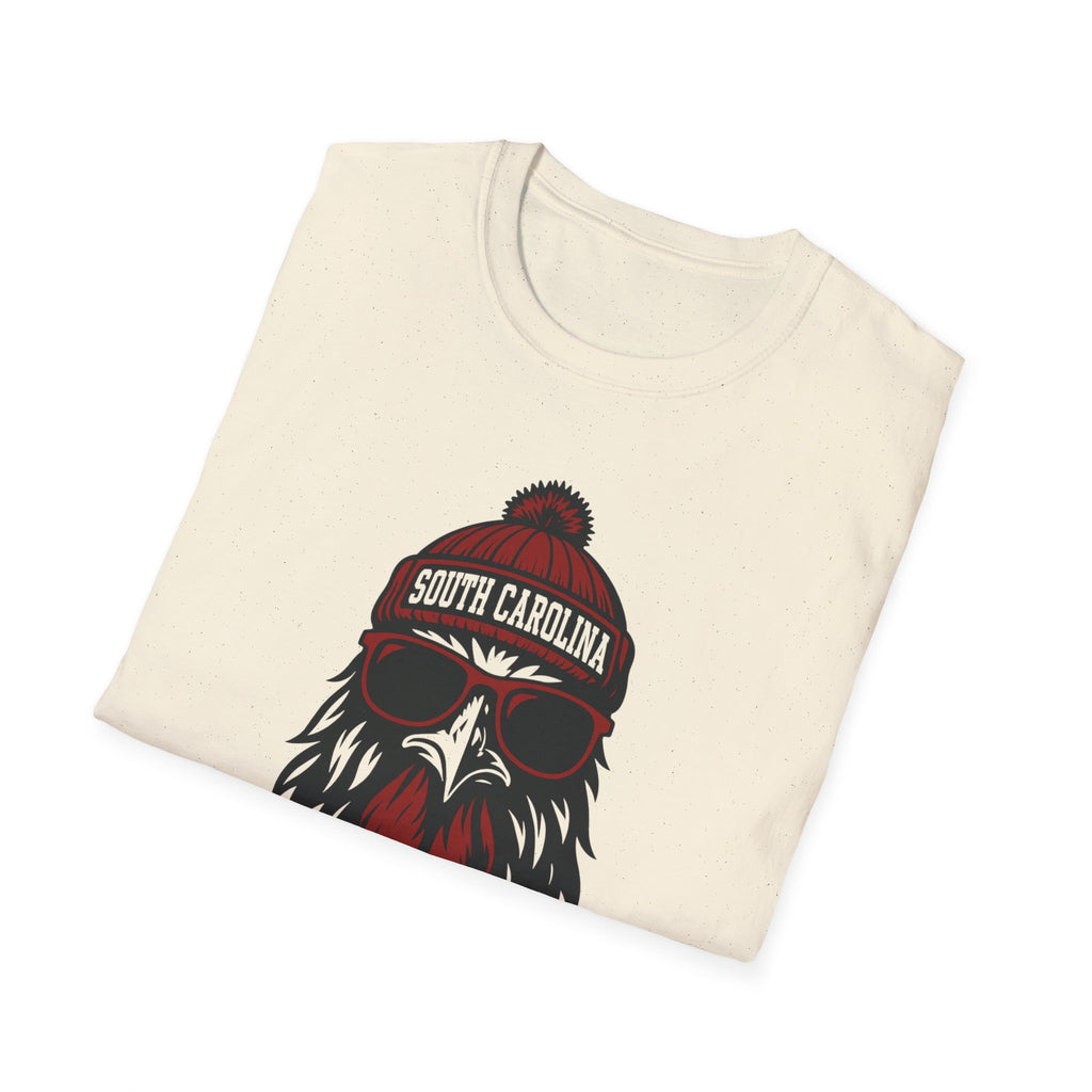 South Carolina Gamecocks Graphic T-Shirt | Gamecock Rooster with Glasses and Hat