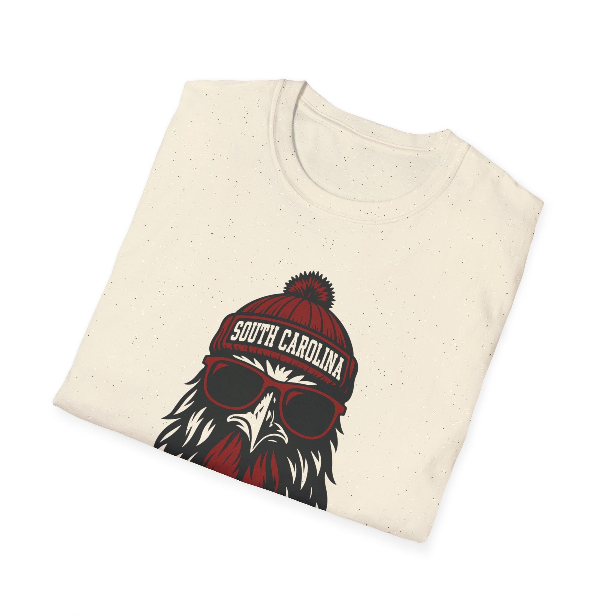 South Carolina Gamecocks Graphic T-Shirt | Gamecock Rooster with Glasses and Hat
