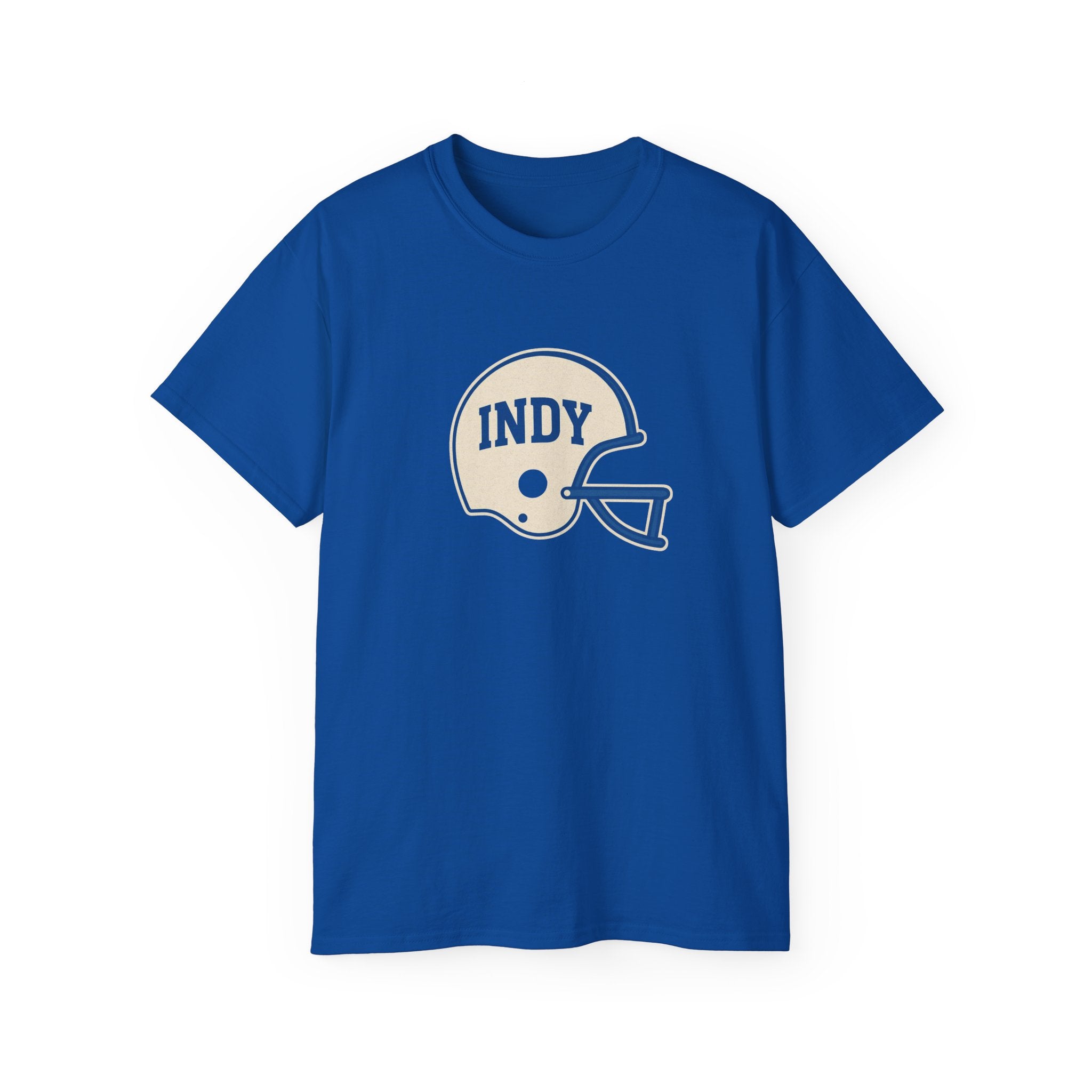Indy Football Helmet Unisex Tee