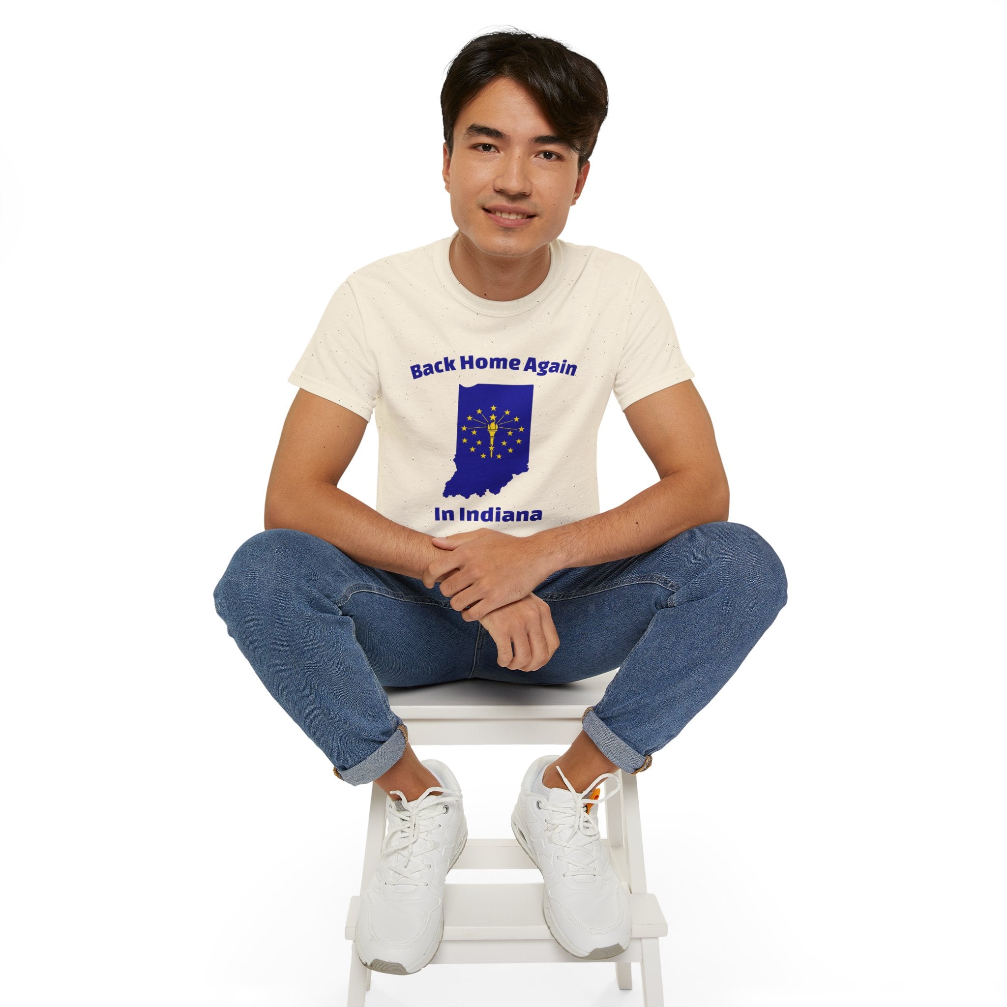 Back Home Again Indiana Unisex Tee