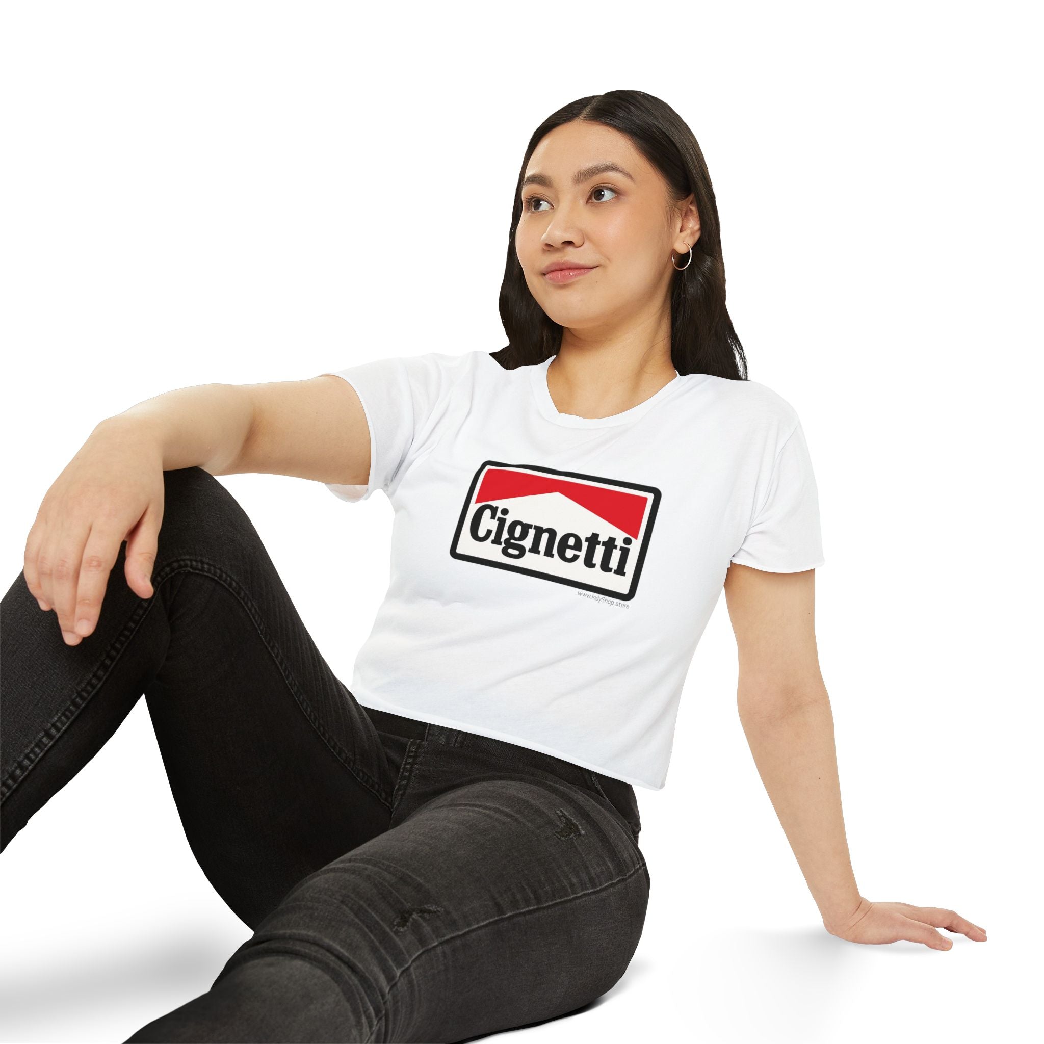 Cignetti Marlboro-Style Women's Crop Top