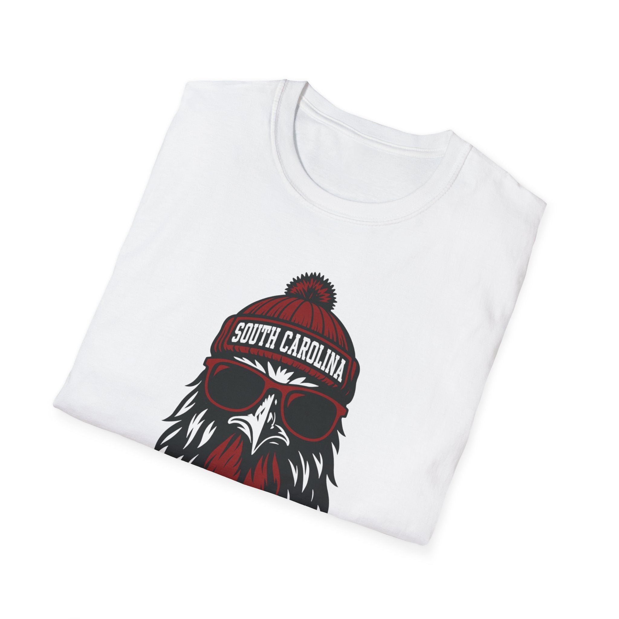 South Carolina Gamecocks Graphic T-Shirt | Gamecock Rooster with Glasses and Hat