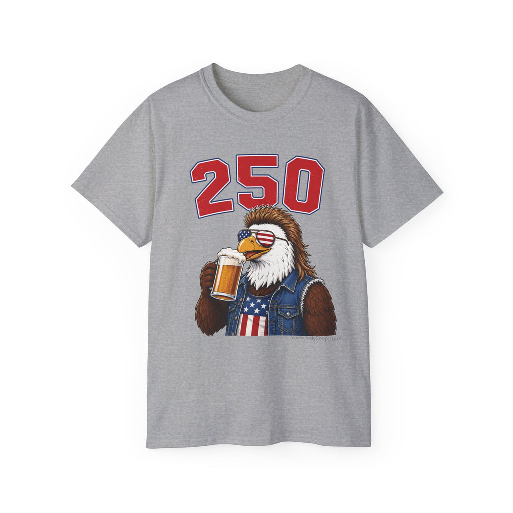 Patriotic Eagle with Beer 250 | T-Shirt
