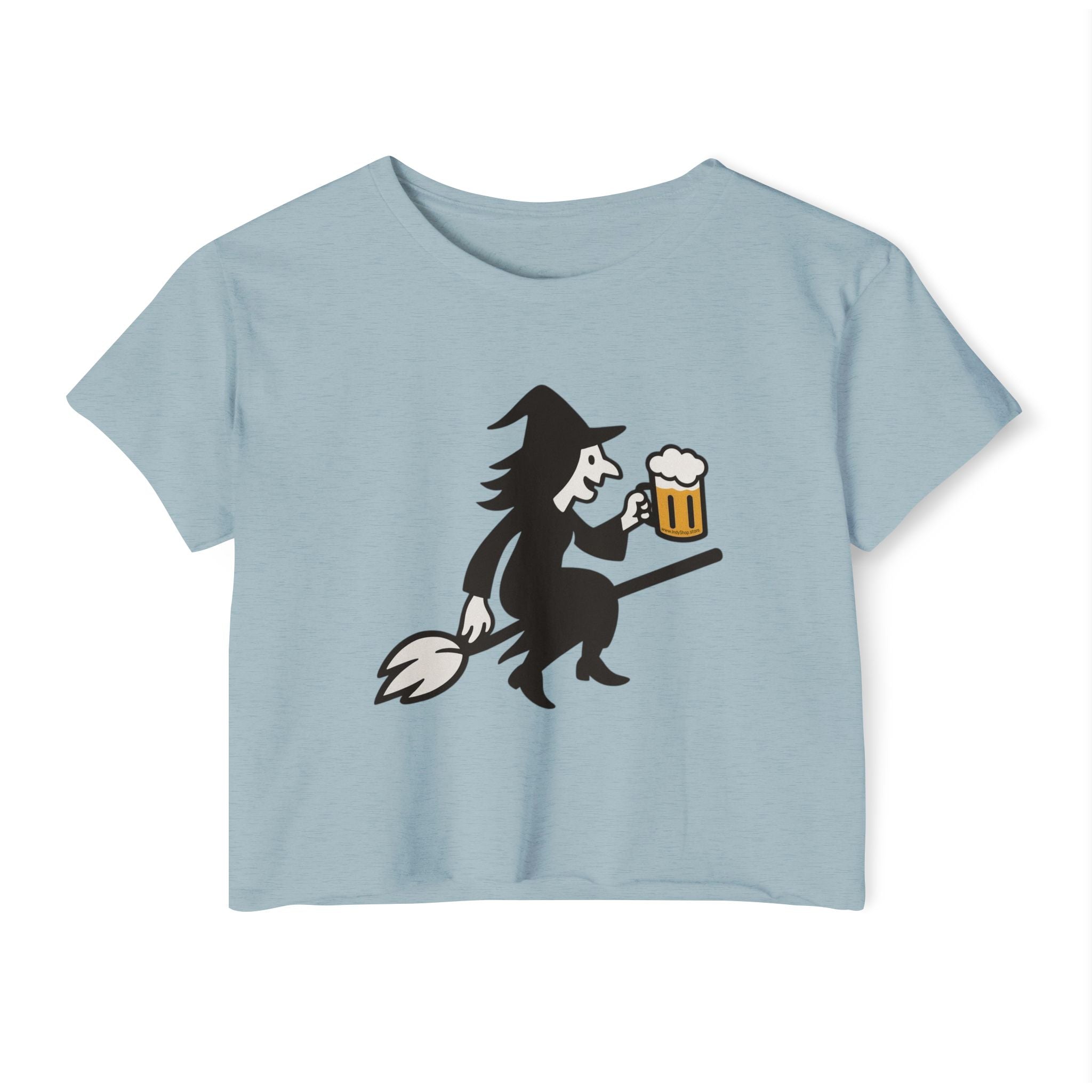 Witch with Beer Crop Top