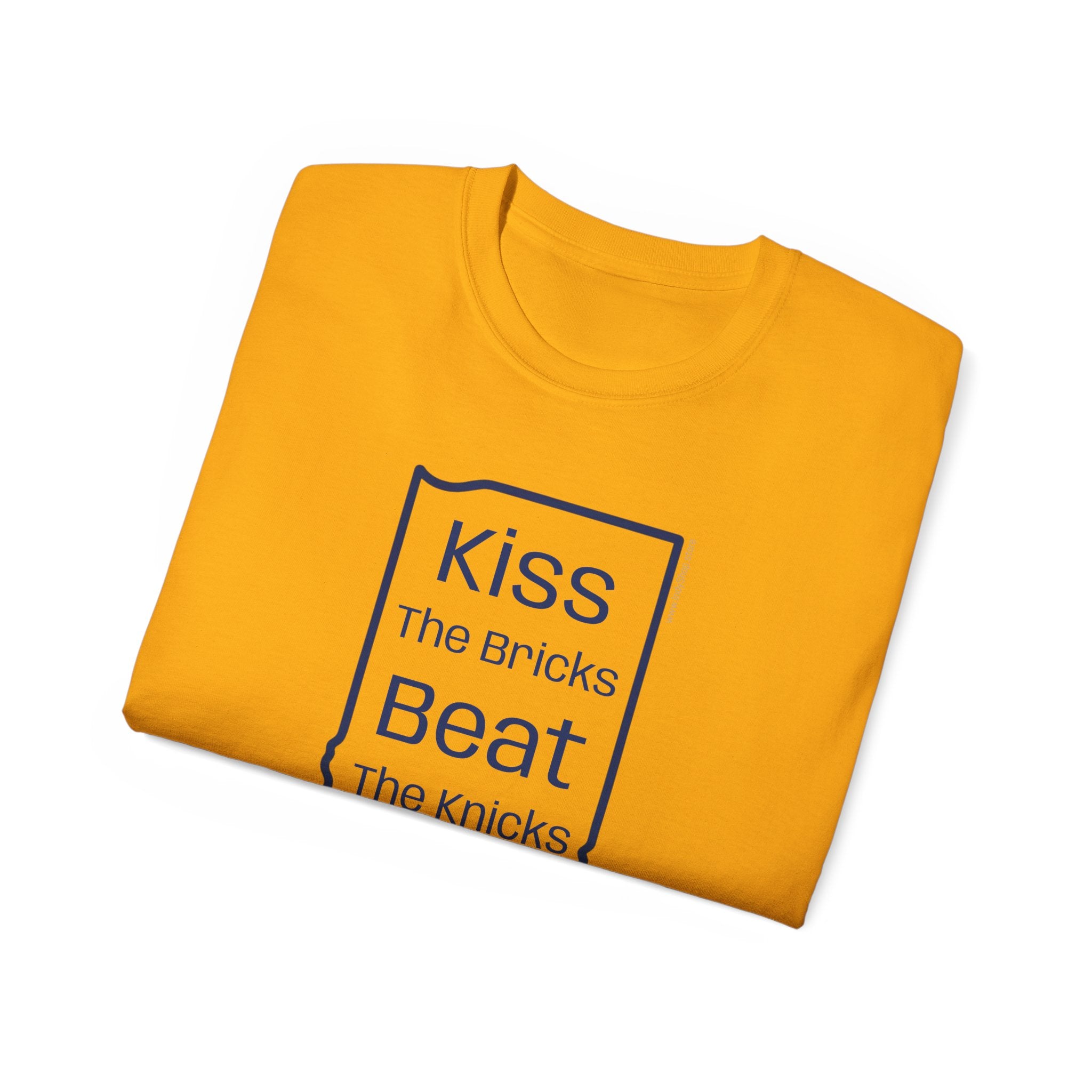 Kiss the Bricks Beat the Knicks T-Shirt | Indy Pacers