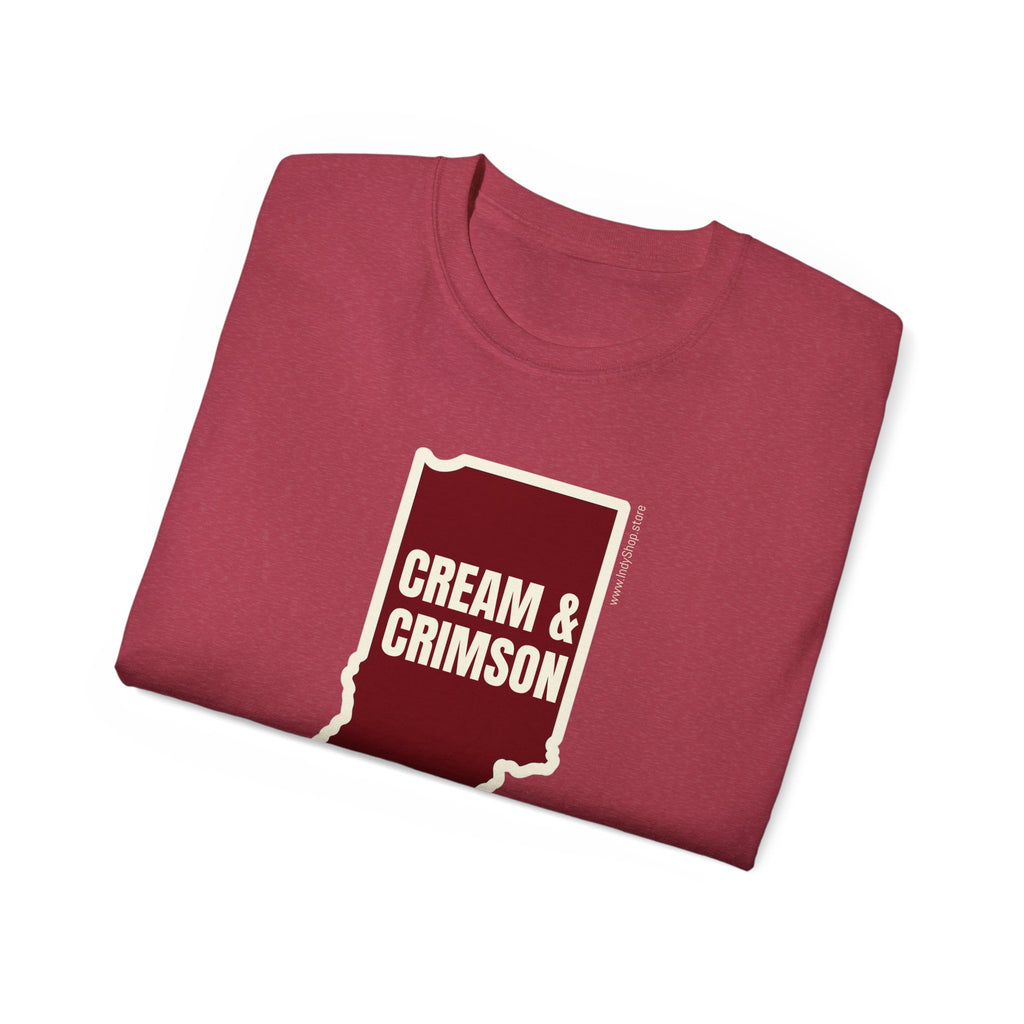 Cream & Crimson Indiana T-Shirt
