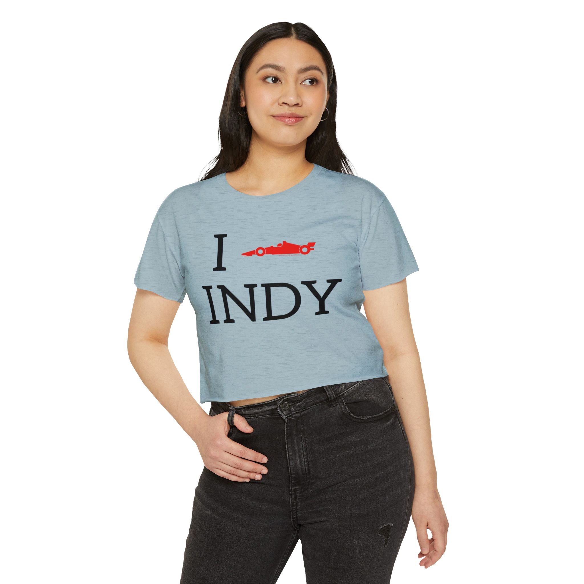 I Heart INDY Crop Top | I Racecar Indy | IndyCar Crop Top