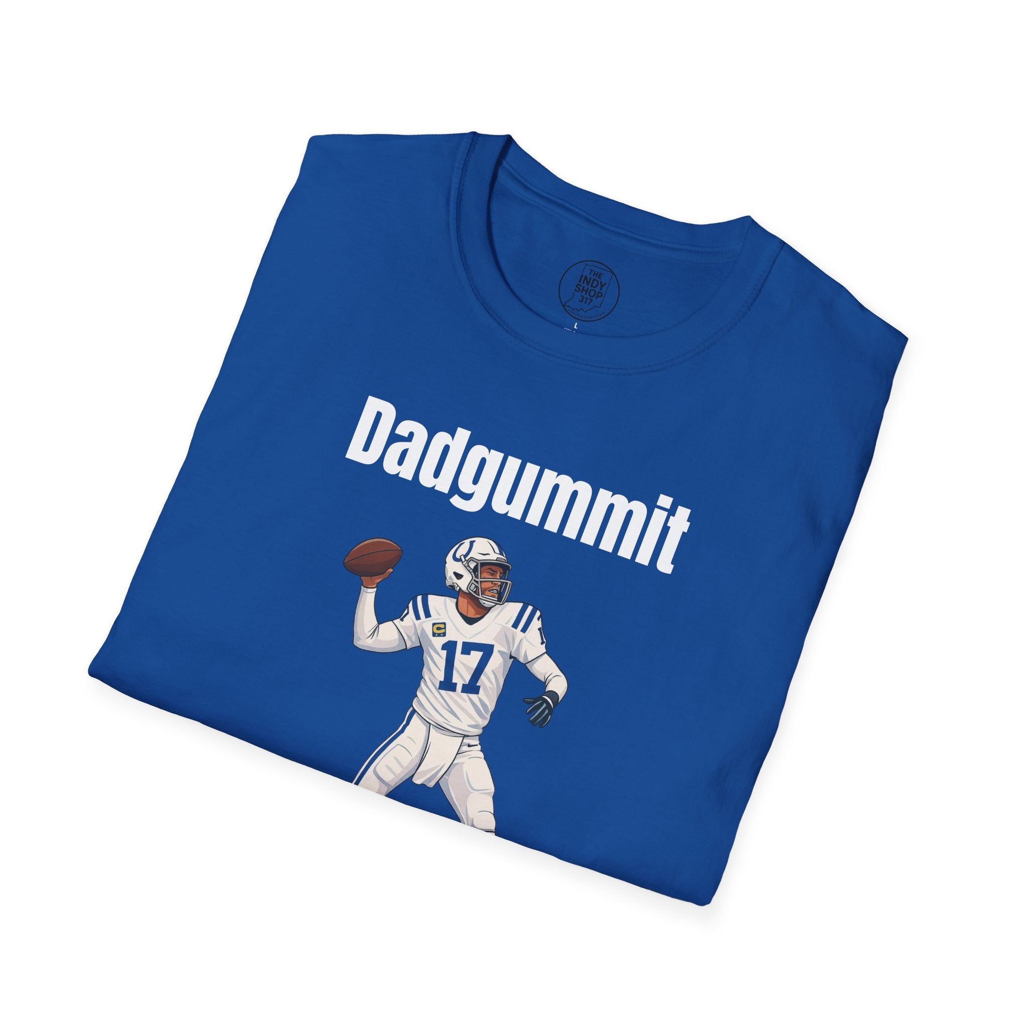Dadgummit Let's Go Graphic T-Shirt | Indy Colts Rivers Fan Shirt