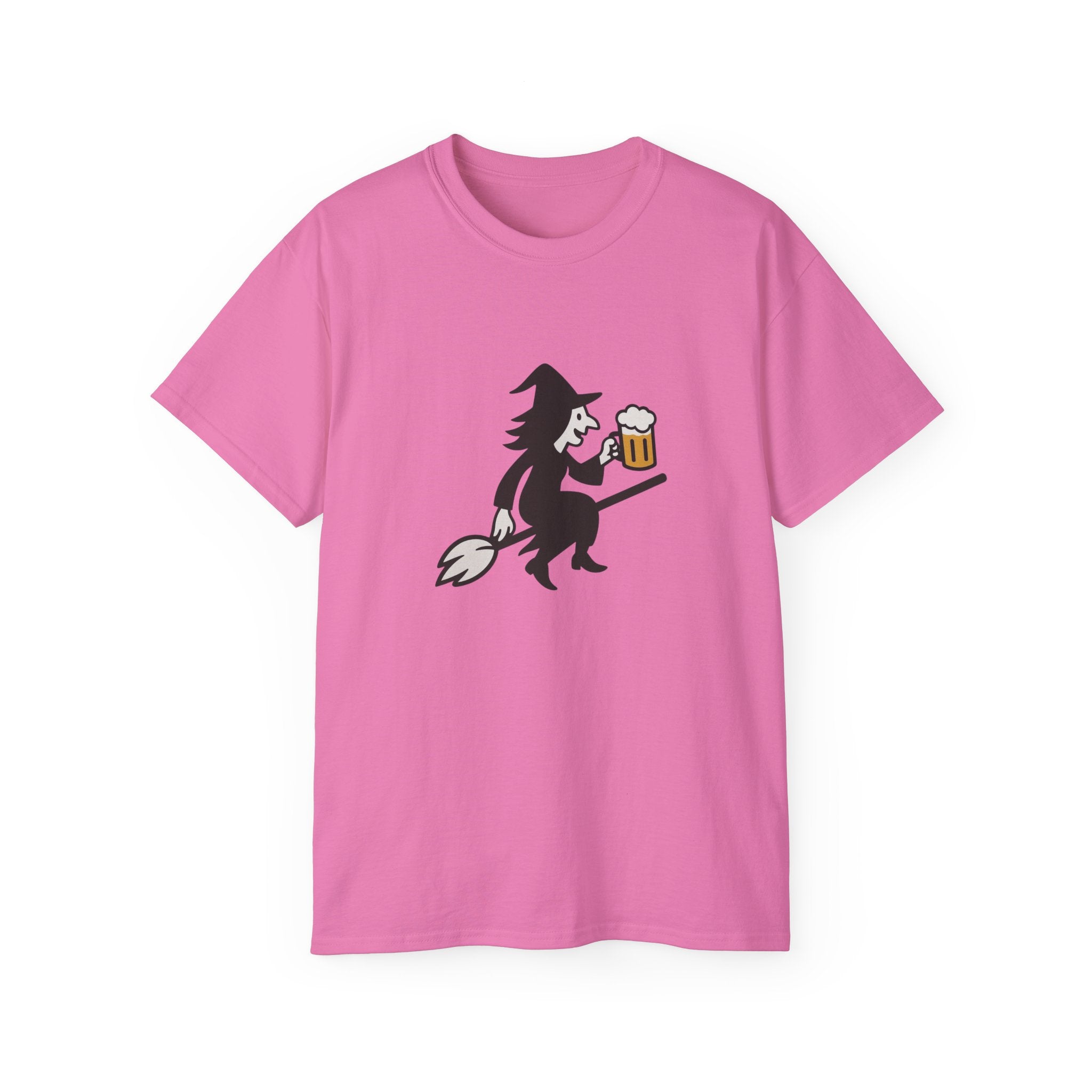 Witch with Beer Unisex Tee