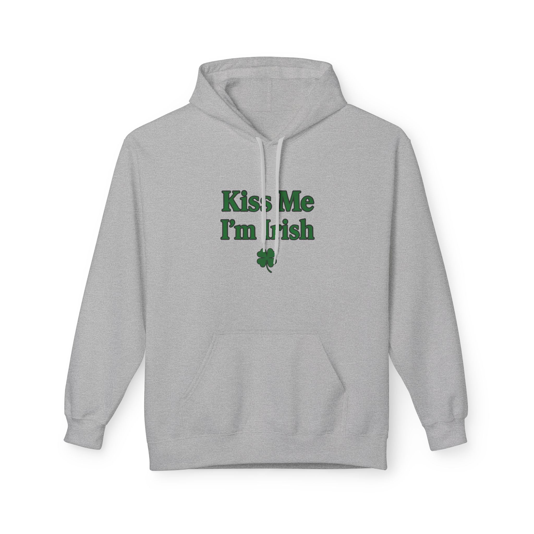 Kiss Me I'm Irish Hoodie | St Patrick's Day | Cozy Casual Wear, Perfect for Spring or Autumn, Great Gift, Comfortable and Stylish Hoodie