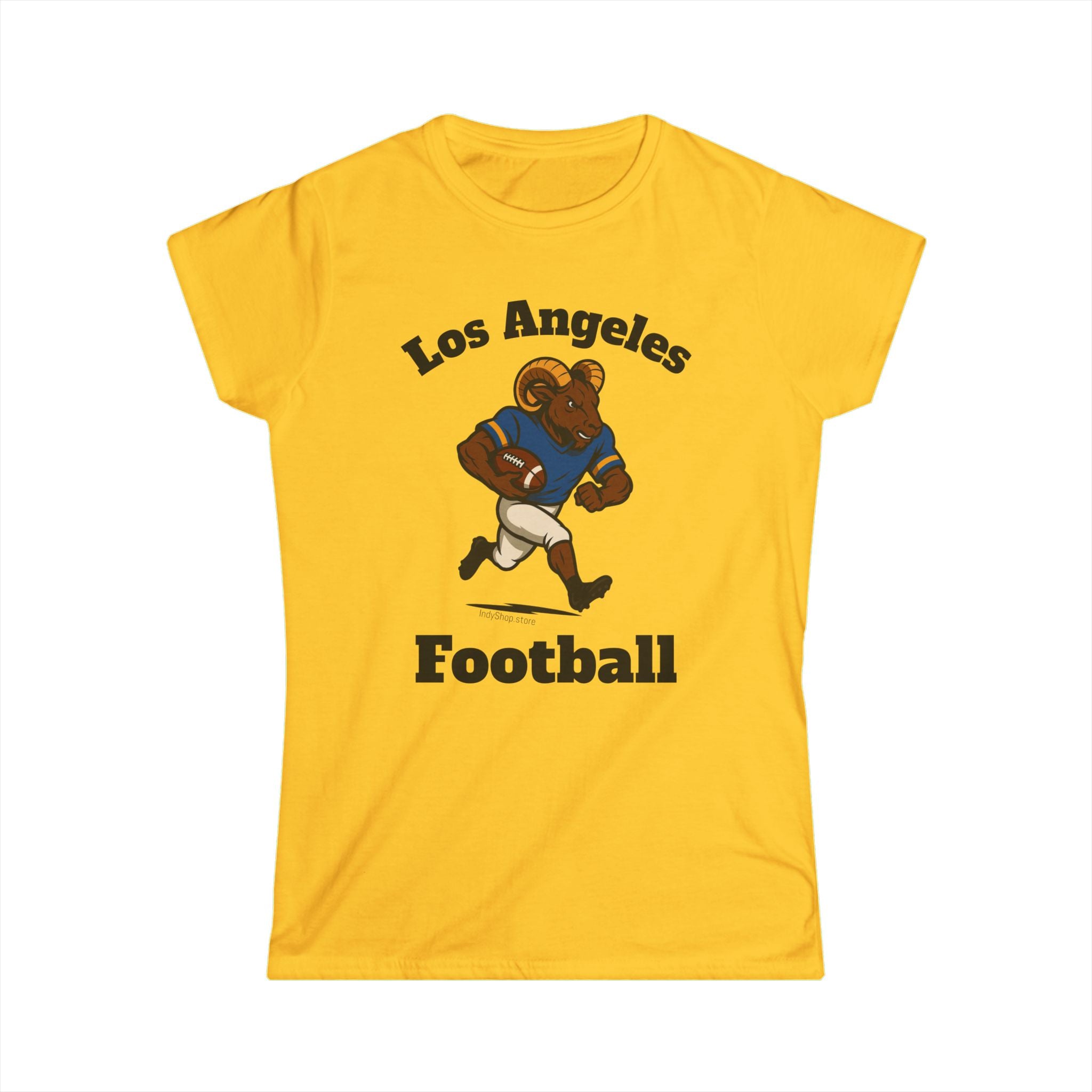 LA Ram Running the Football Women's Graphic Tee | Los Angeles Rams