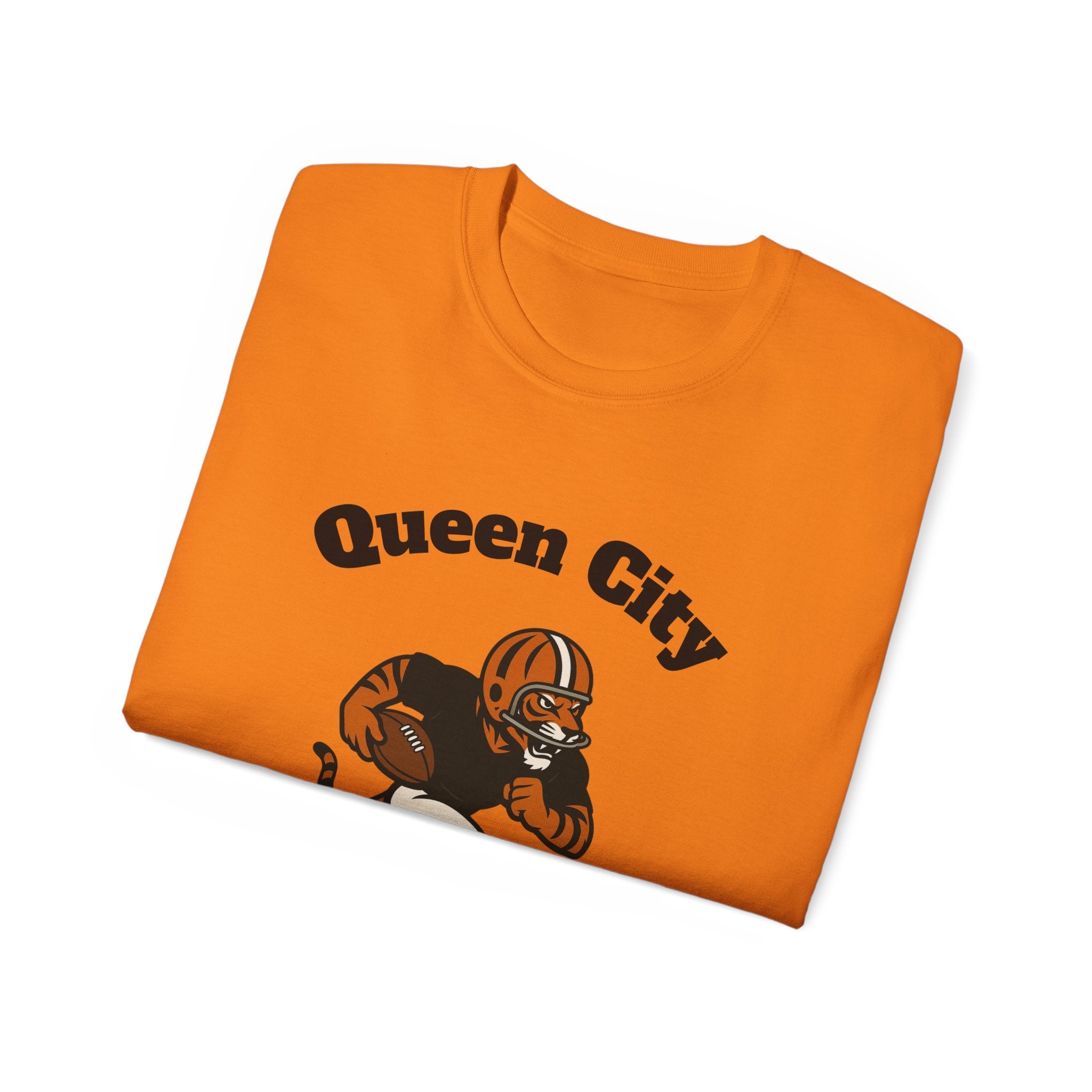 Queen City Bengal Running Football Unisex T-Shirt | Cincinnati Bengals | Cincy