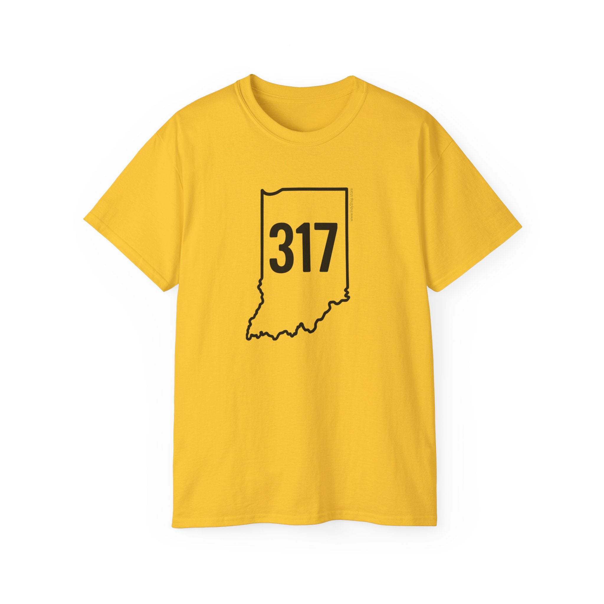 Indiana 317 Black Outline Unisex Ultra Cotton Tee