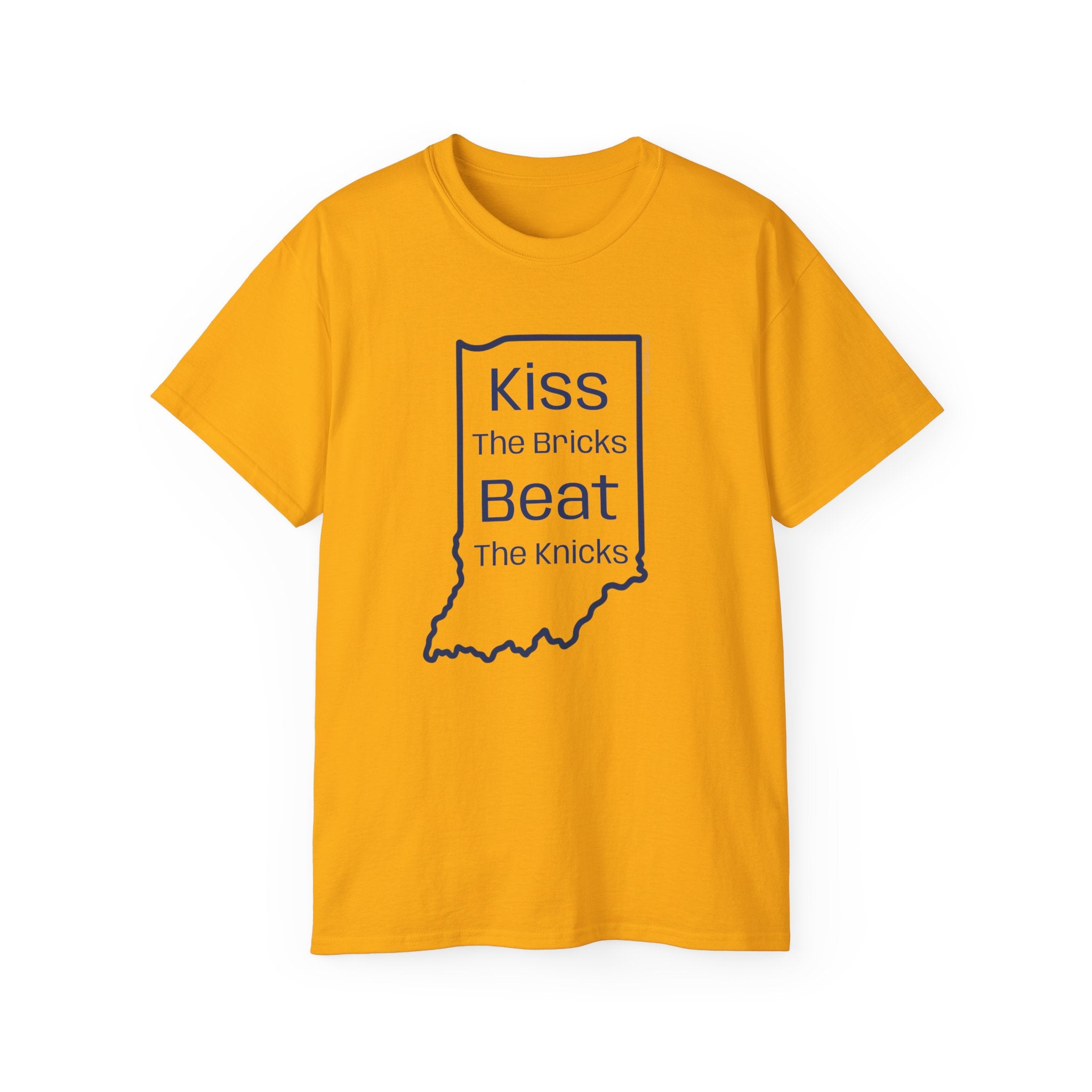 Kiss the Bricks Beat the Knicks T-Shirt | Indy Pacers