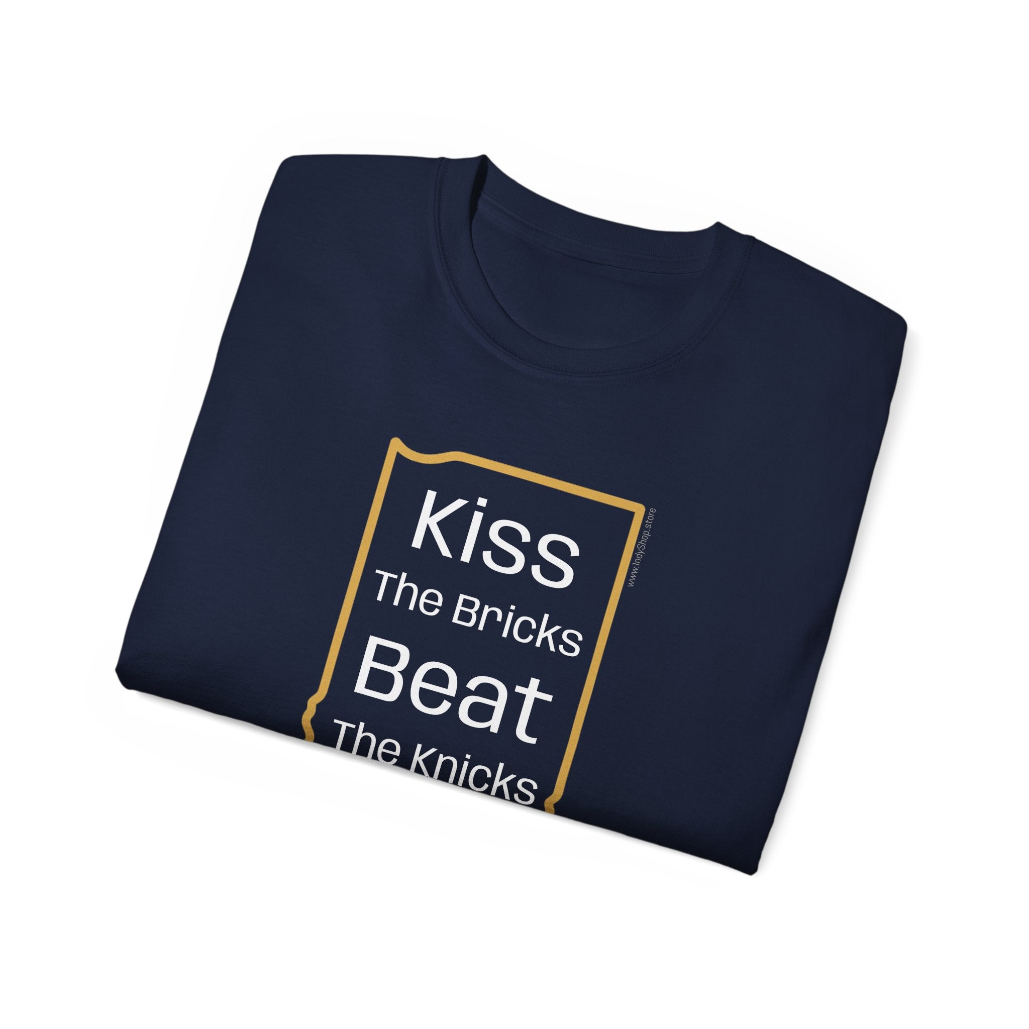 Kiss the Bricks Beat the Knicks T-Shirt | Indy Pacers