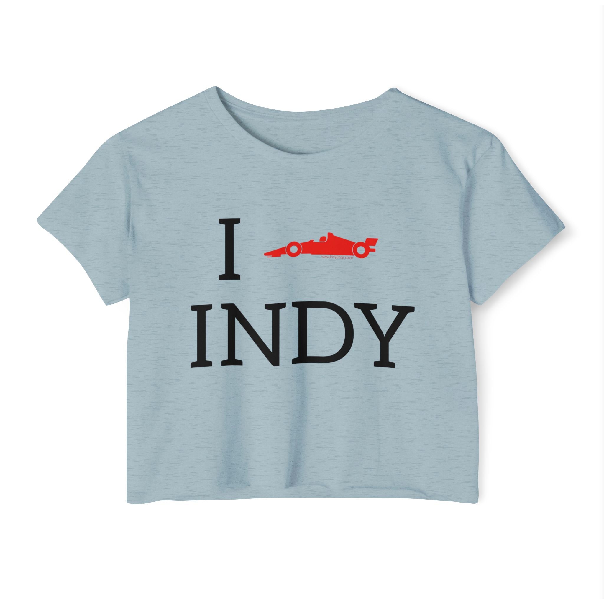 I Heart INDY Crop Top | I Racecar Indy | IndyCar Crop Top
