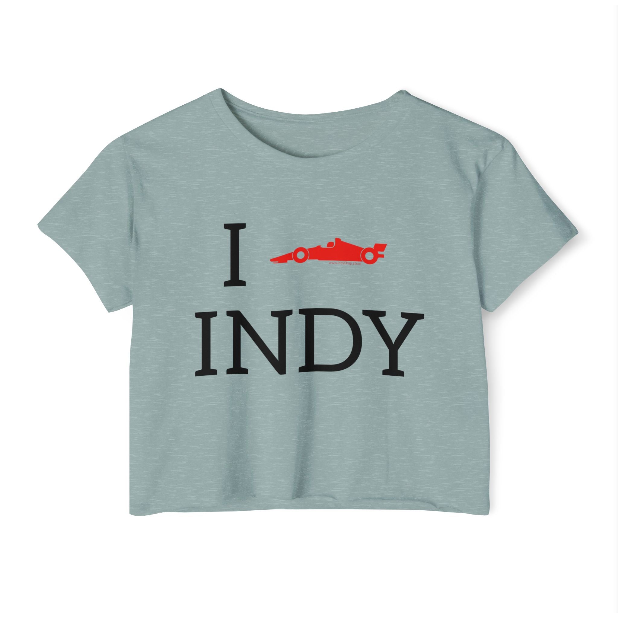I Heart INDY Crop Top | I Racecar Indy | IndyCar Crop Top