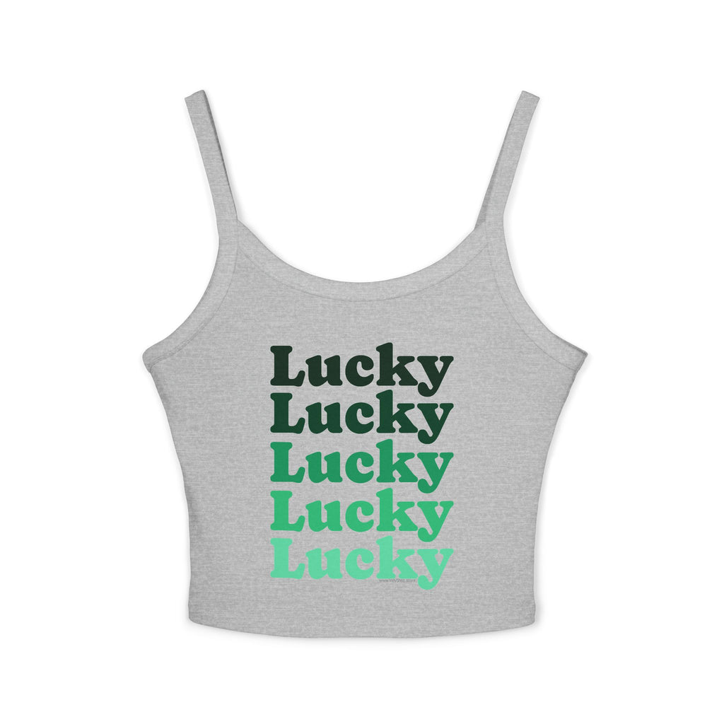 Lucky Women's Spaghetti Strap Tank Top | St. Patrick's Day