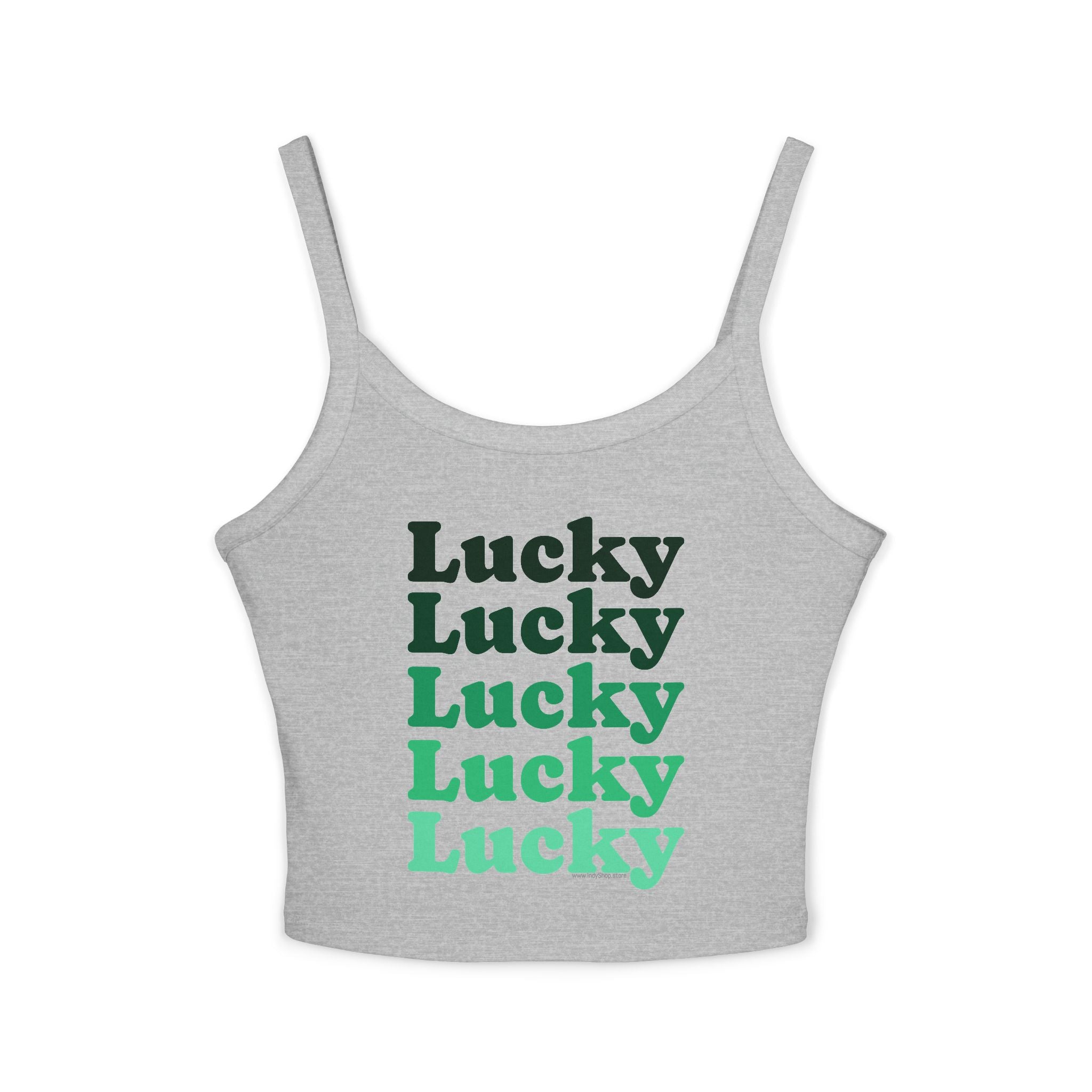 Lucky Women's Spaghetti Strap Tank Top | St. Patrick's Day