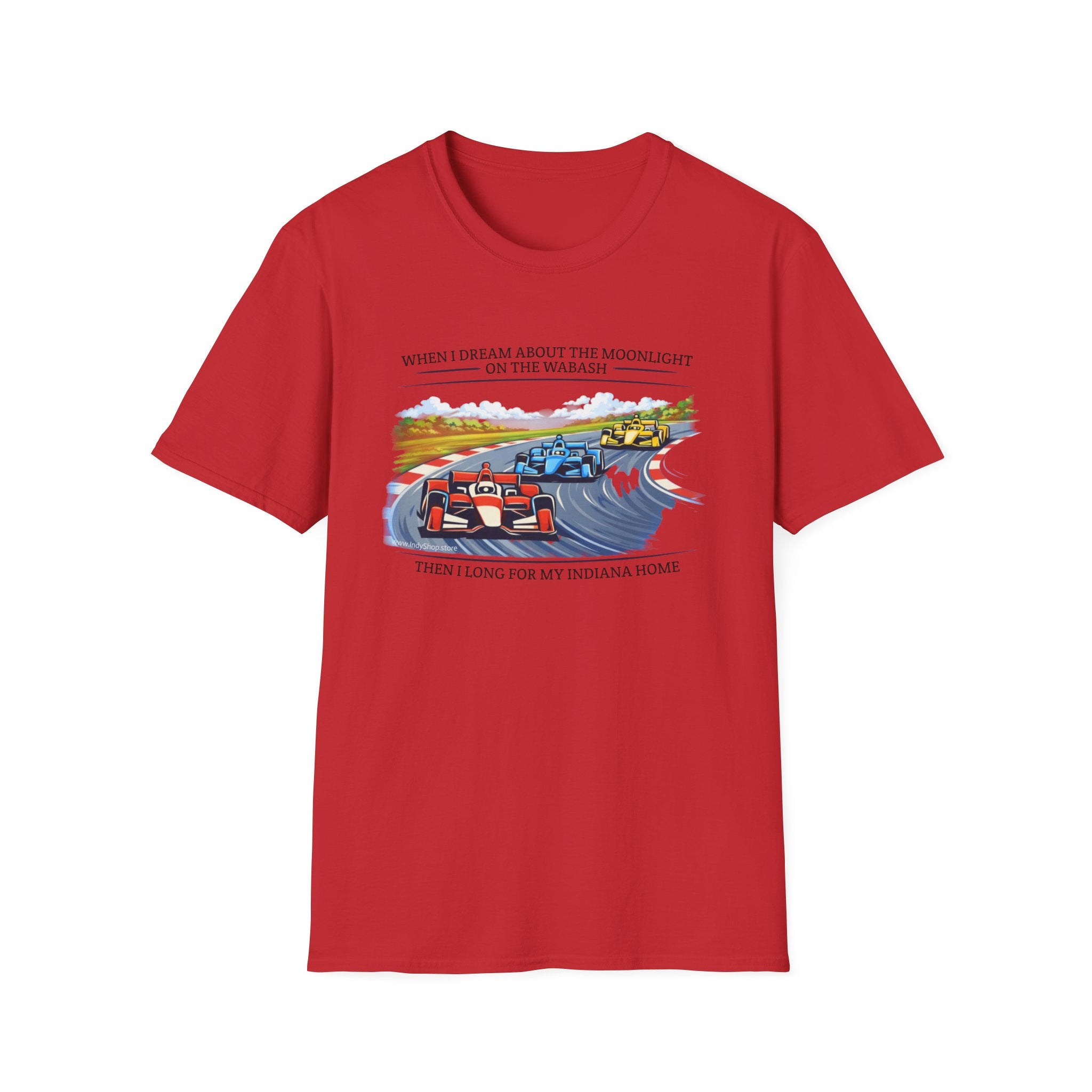 Back Home Again In Indiana IndyCar Graphic T-Shirt