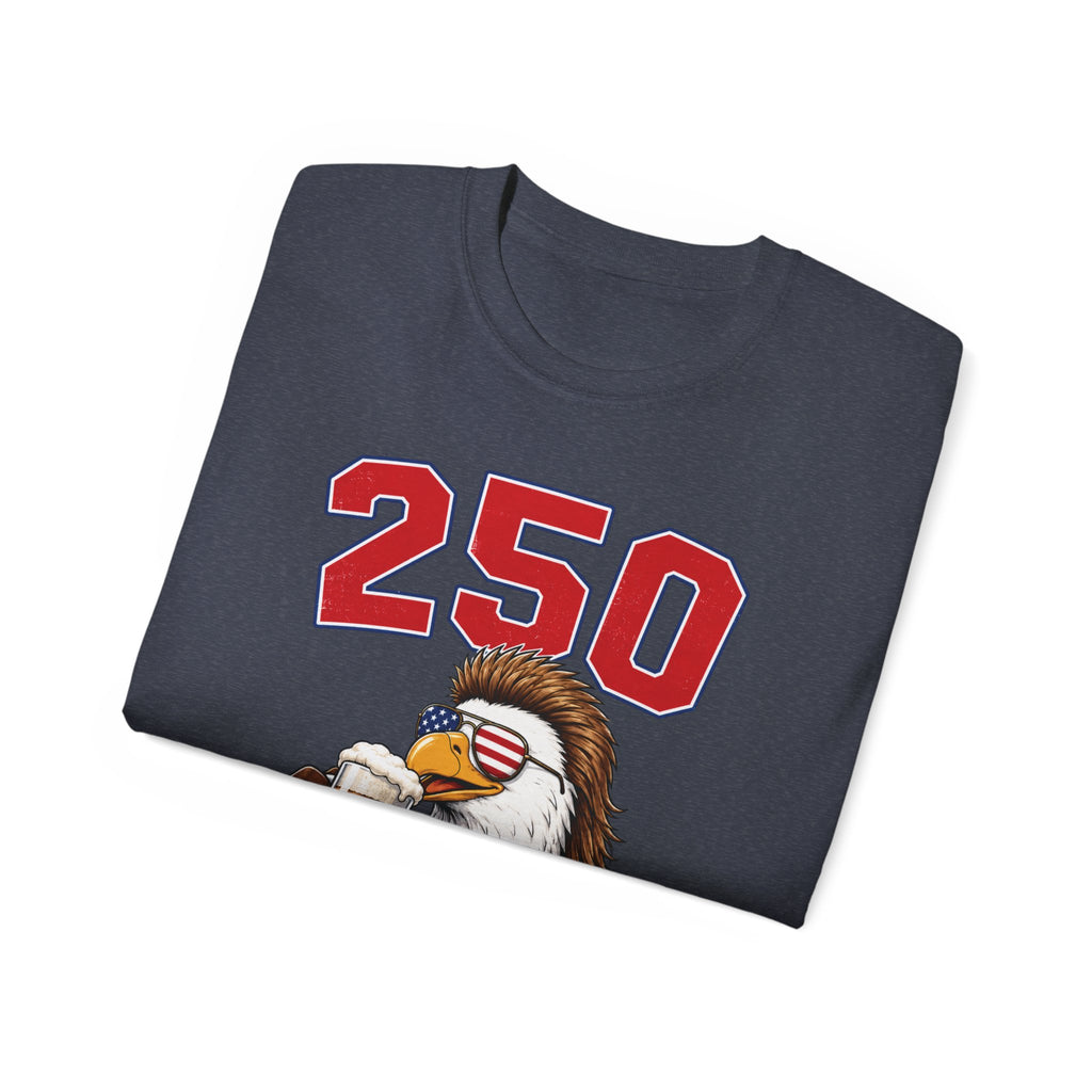 Patriotic Eagle with Beer America 250 | T-Shirt