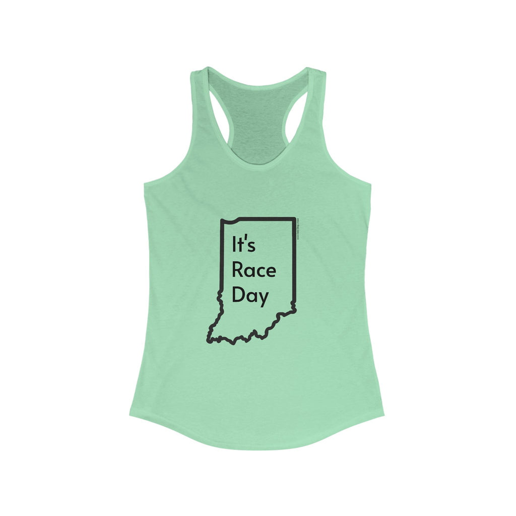 It's Race Day Indiana Racerback Tank