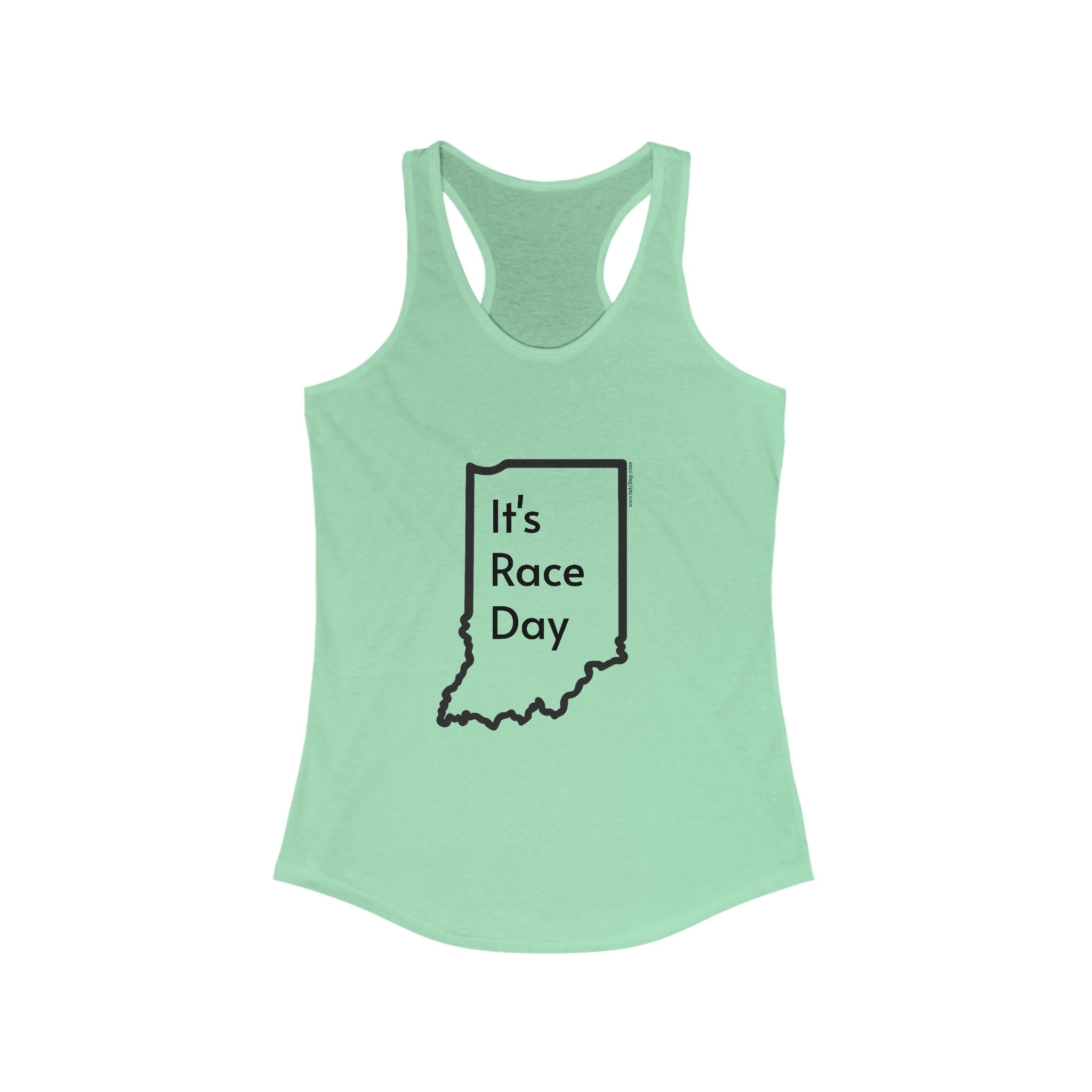 It's Race Day Indiana Racerback Tank