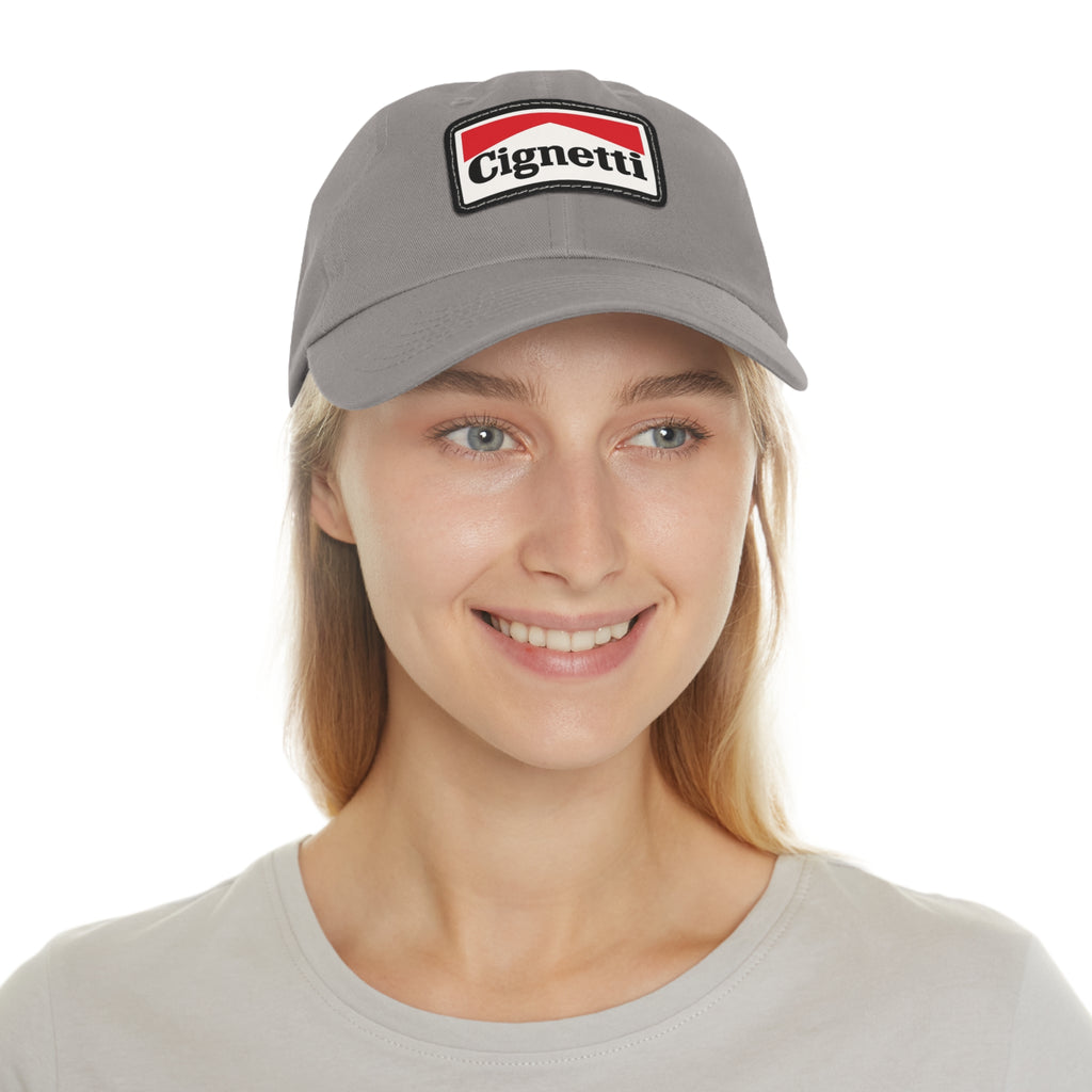 Cignetti / Marlboro Leather Patch Dad Hat