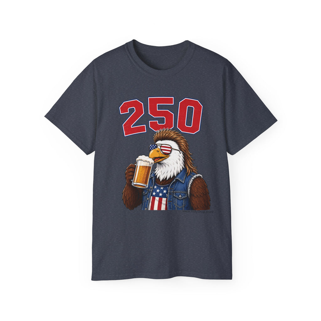 Patriotic Eagle with Beer 250 | T-Shirt