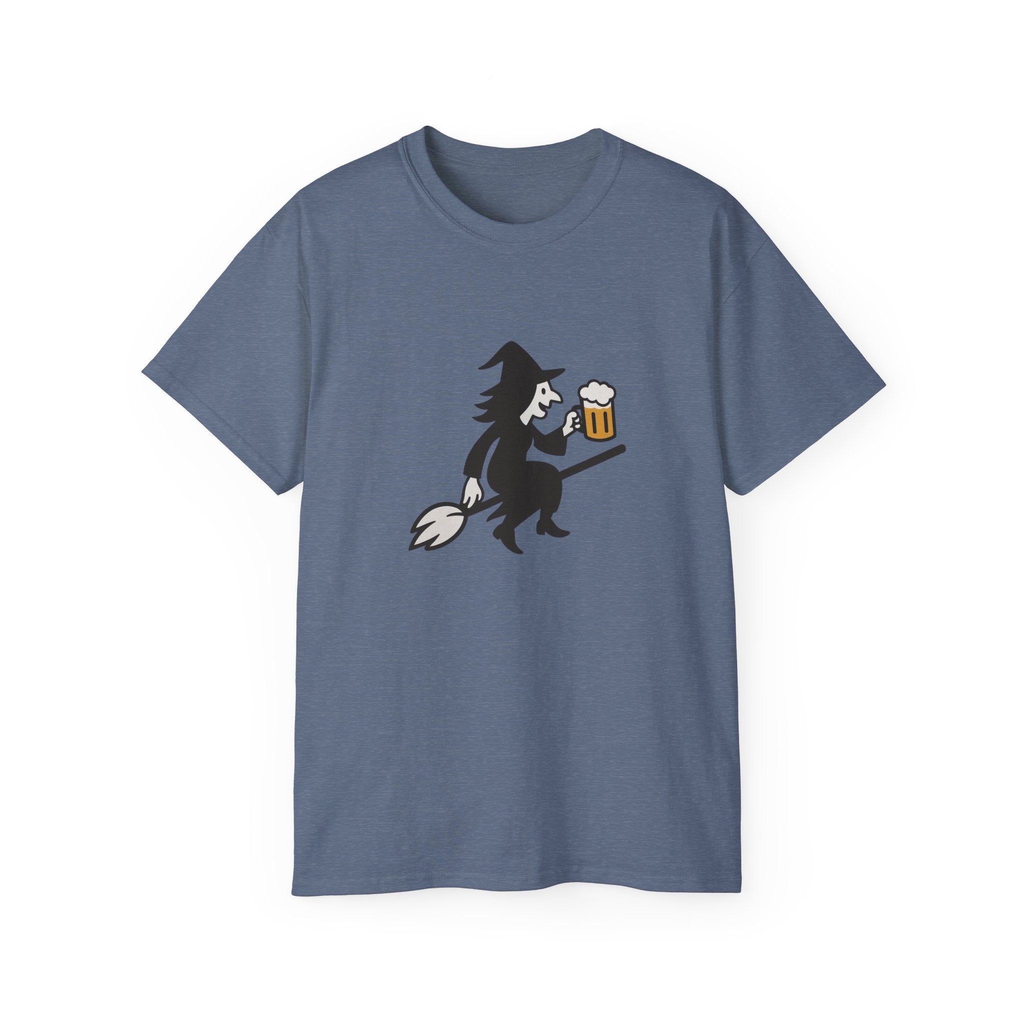 Witch with Beer Unisex Tee