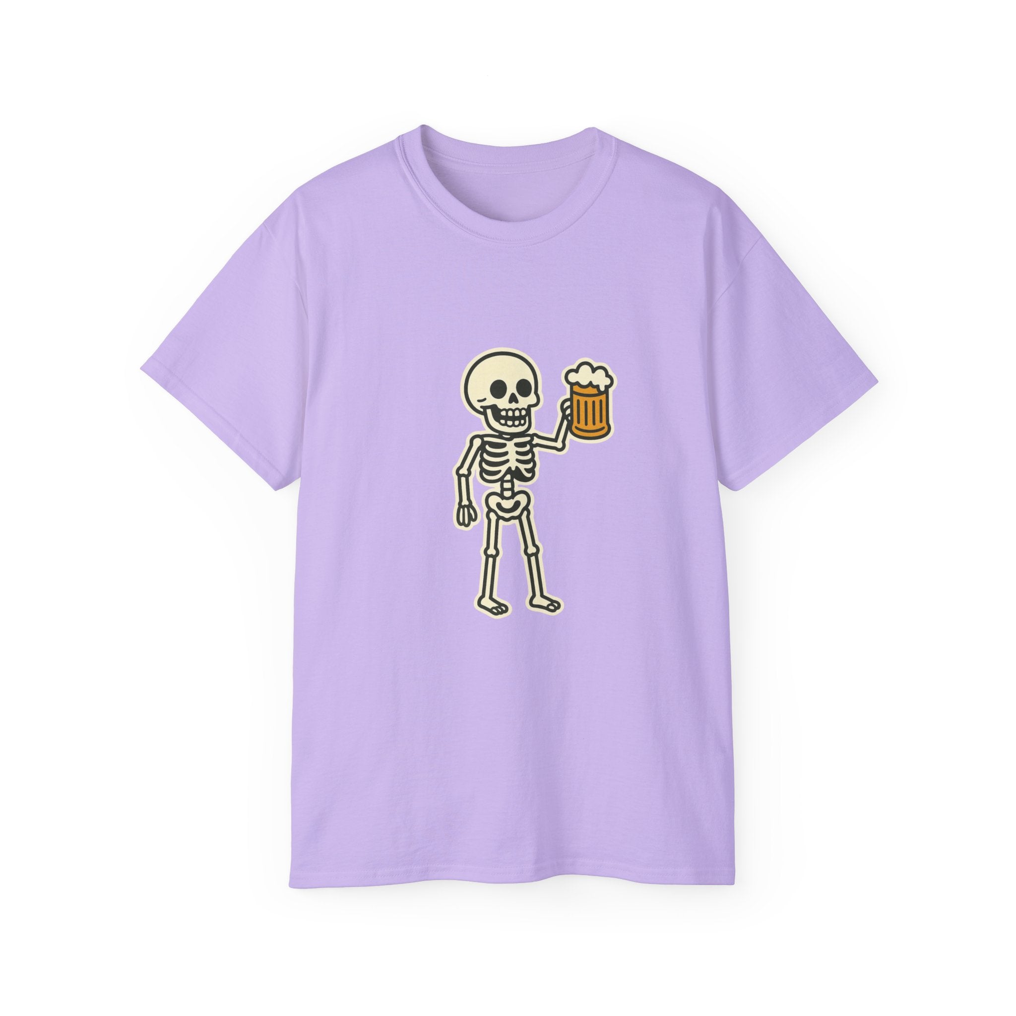 Skeleton with Beer Unisex Tee