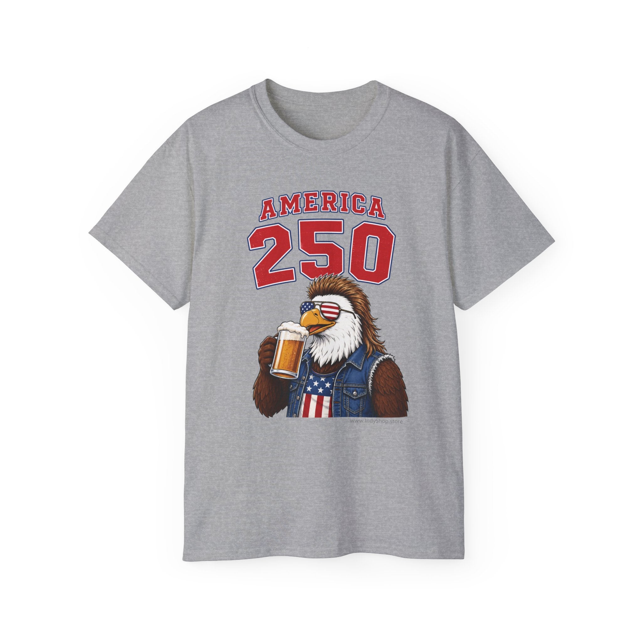 Promo - Patriotic Eagle with Beer America 250 | T-Shirt