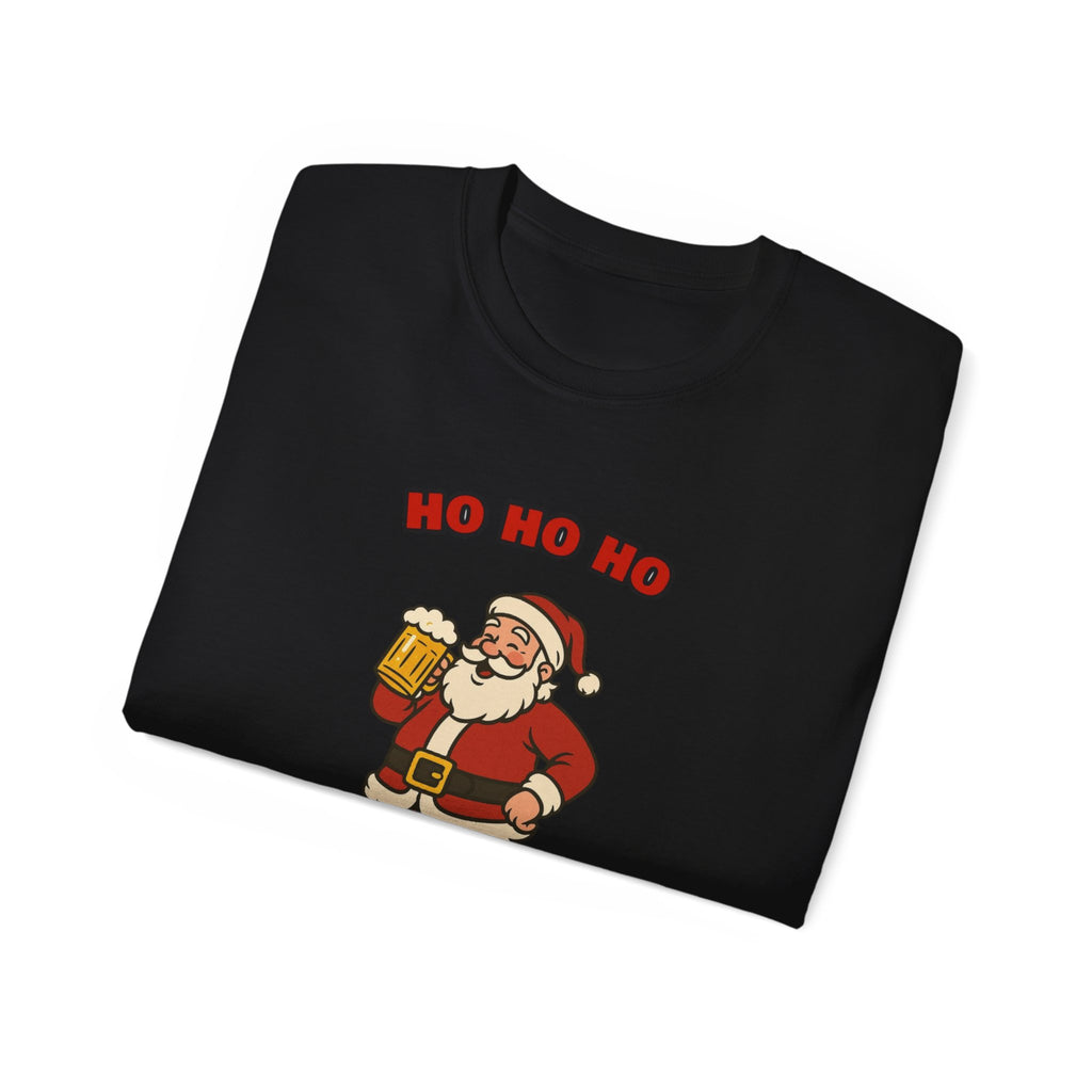 Ho Ho Ho Hoosiers Santa With Beer Unisex T-Shirt