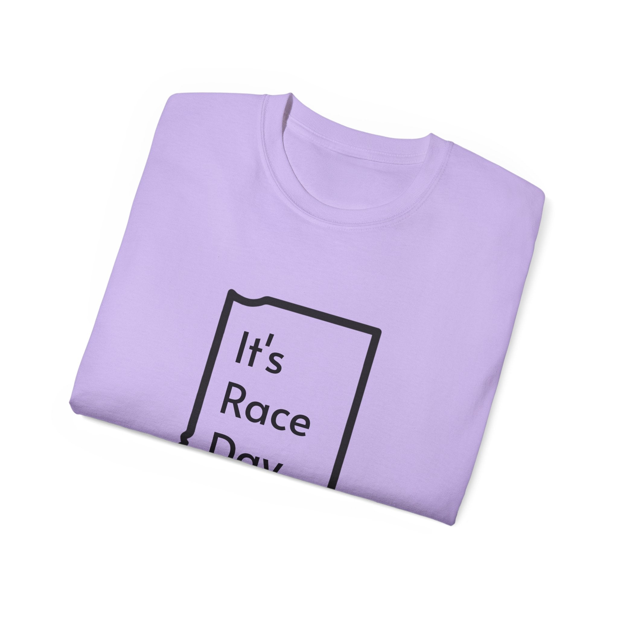 It's Race Day Indiana Outline Expert Unisex Ultra Cotton Tee | St Patrick's Day Apparel