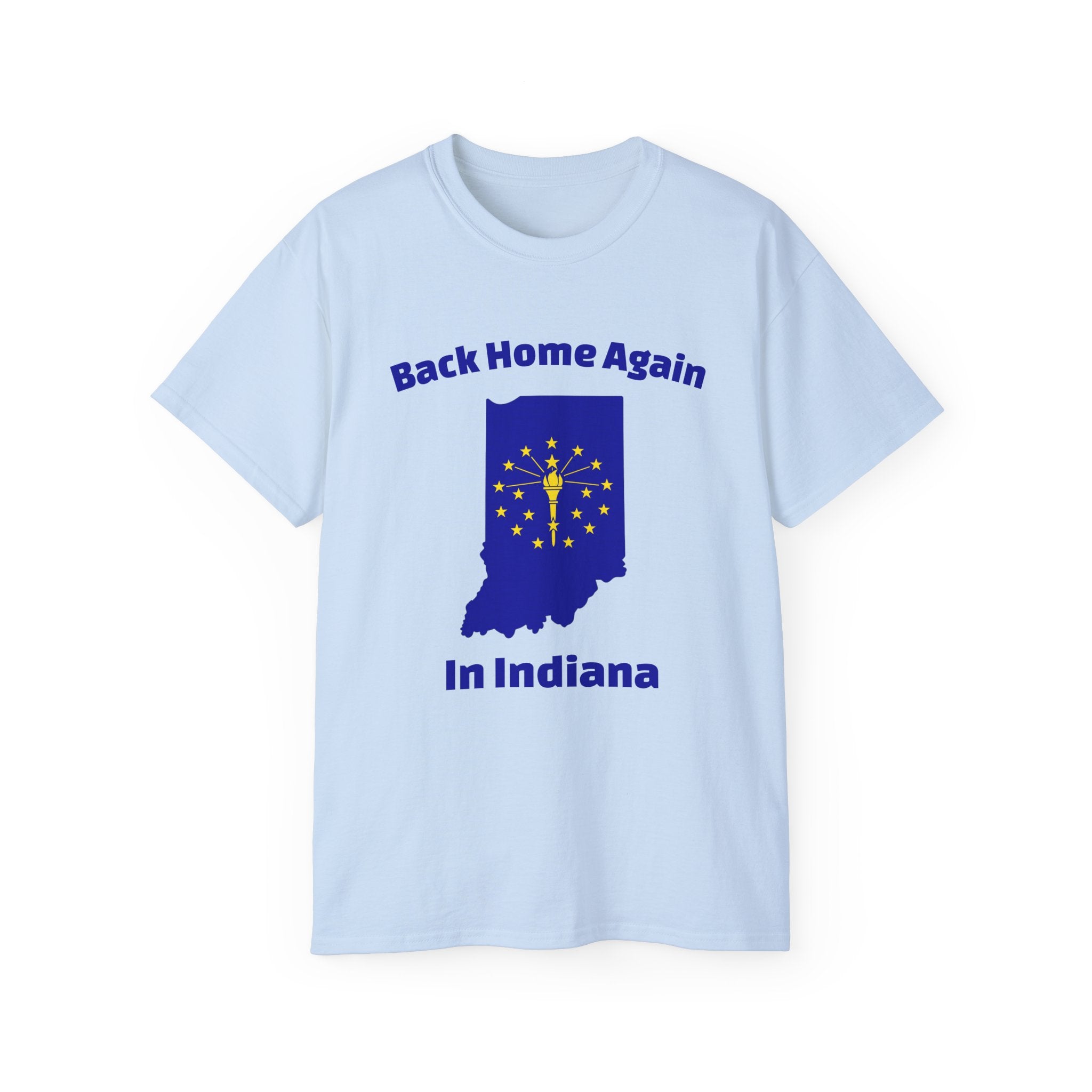 Back Home Again Indiana Unisex Tee